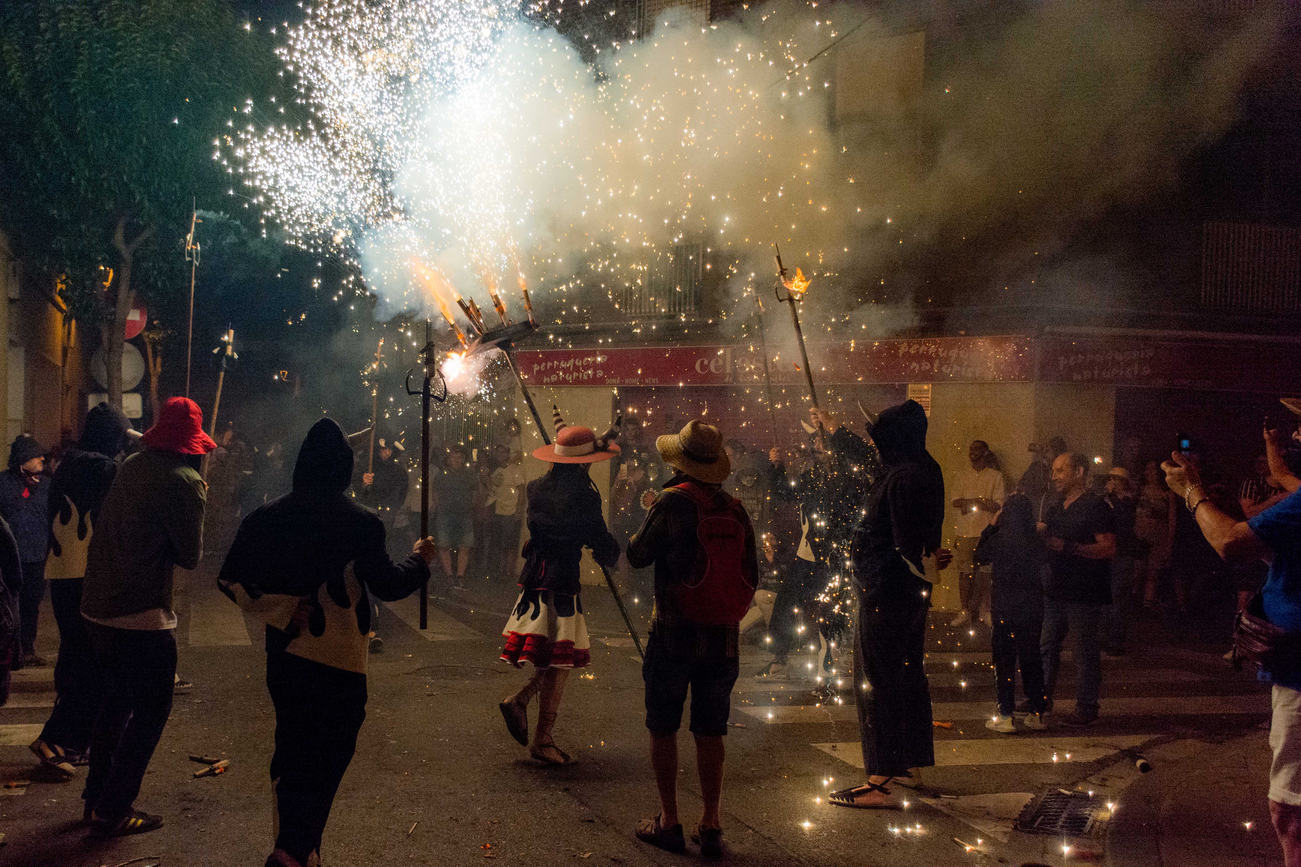 Correfoc de les colles de diables de Rubí per Festa Major 2022. FOTO: Carmelo Jiménez