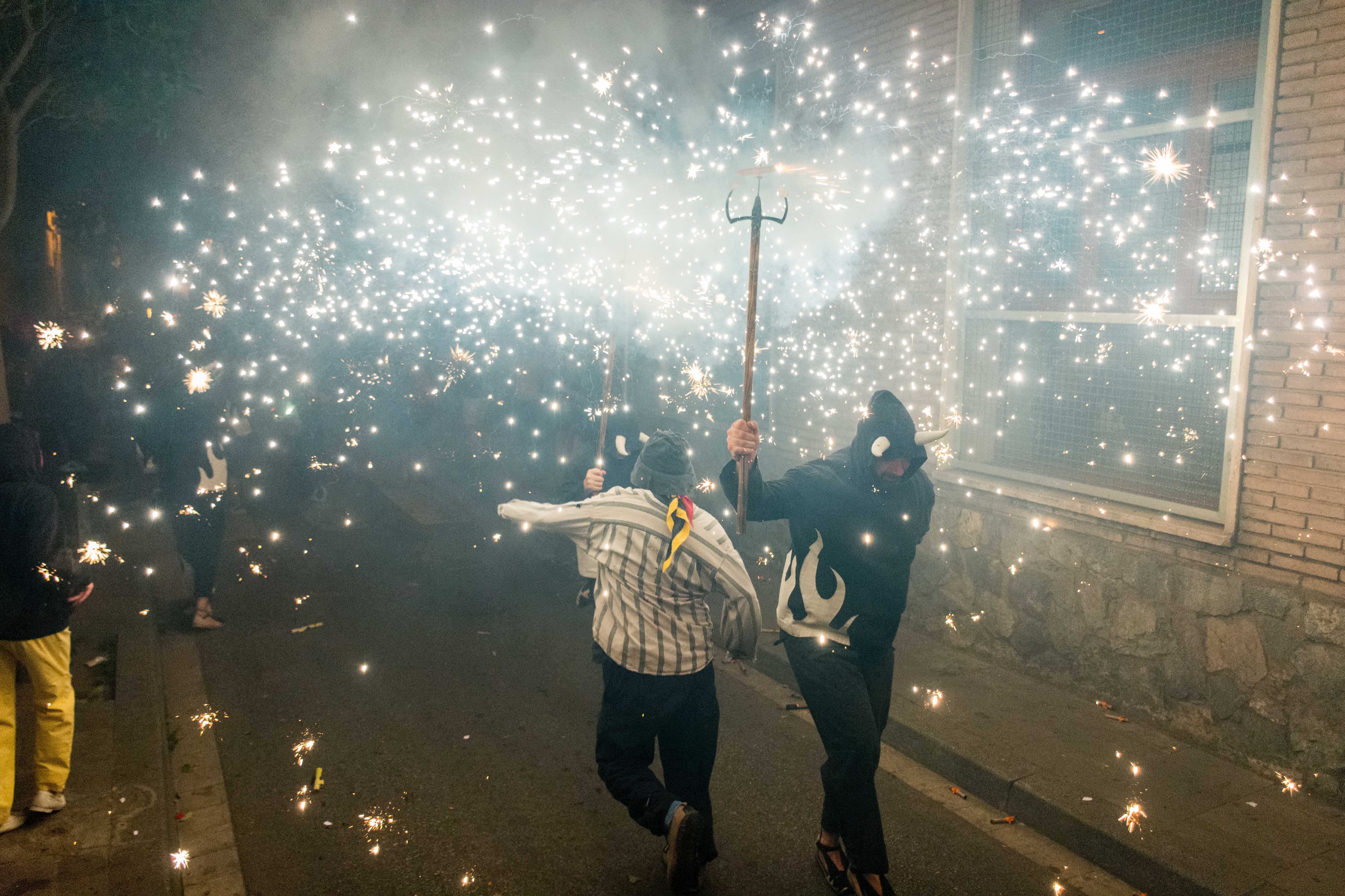  Correfoc de les colles de diables de Rubí per Festa Major 2022. FOTO: Carmelo Jiménez