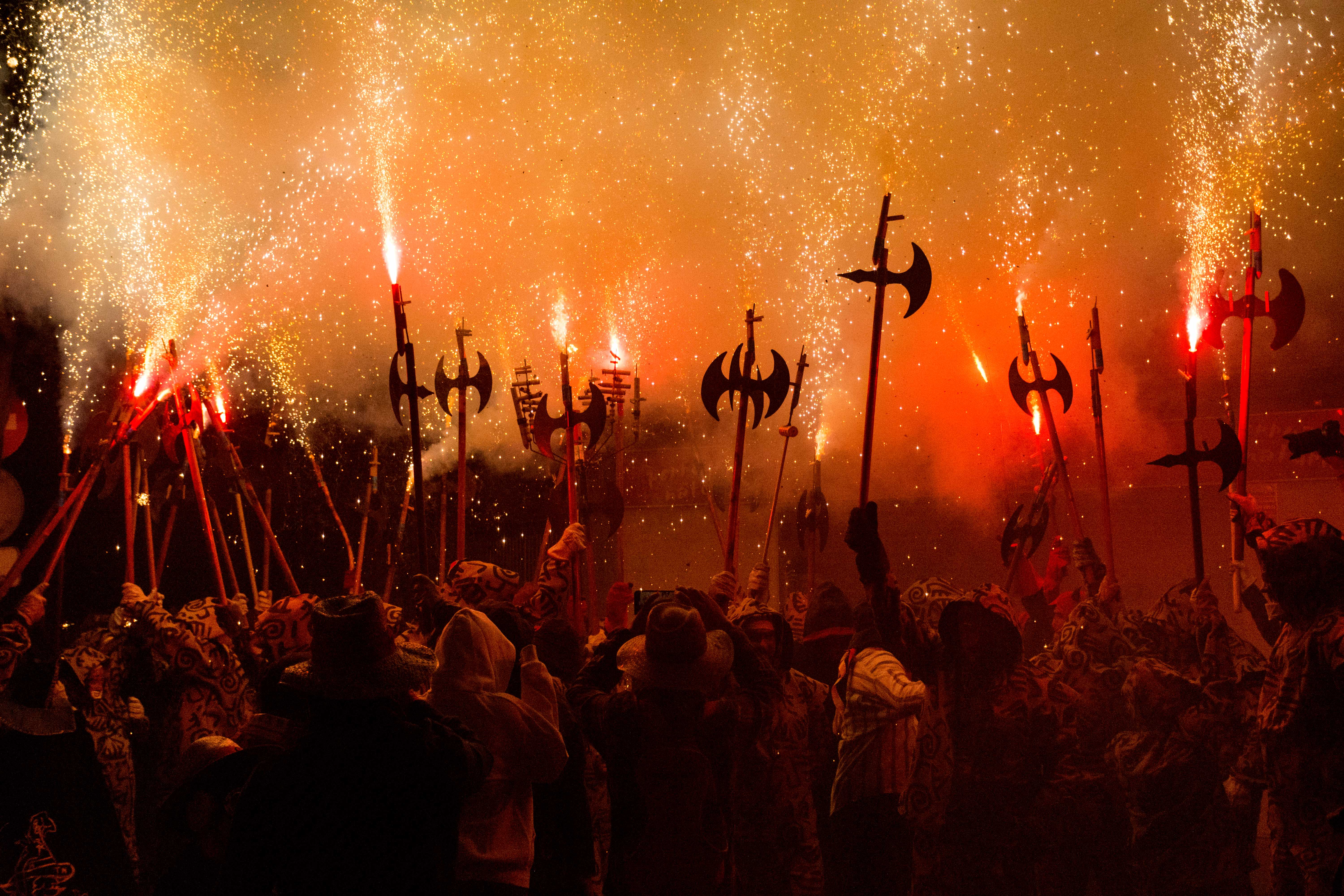 Correfoc de les colles de diables de Rubí per Festa Major 2022. FOTO: Carmelo Jiménez