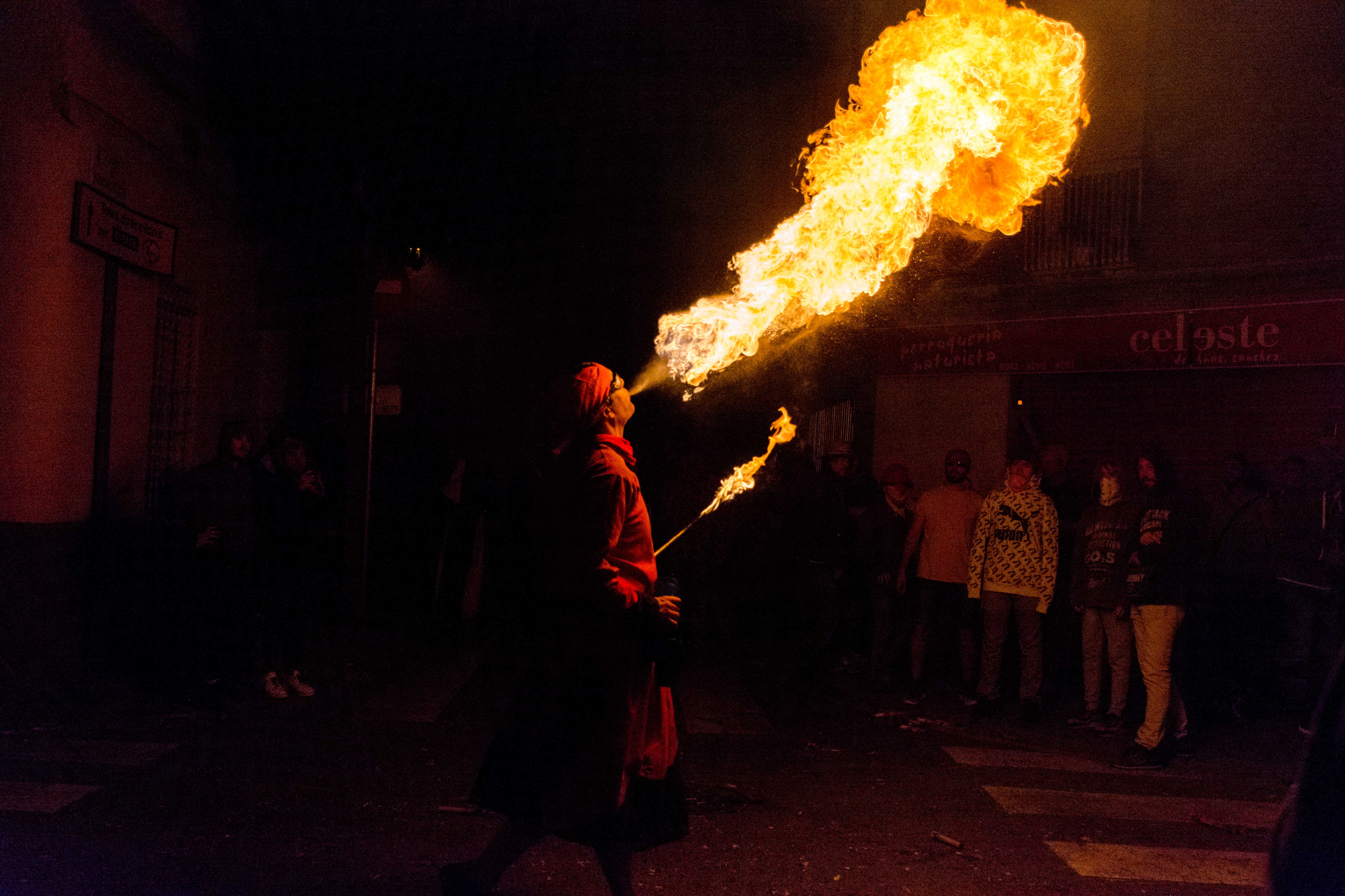 Correfoc de les colles de diables de Rubí per Festa Major 2022. FOTO: Carmelo Jiménez