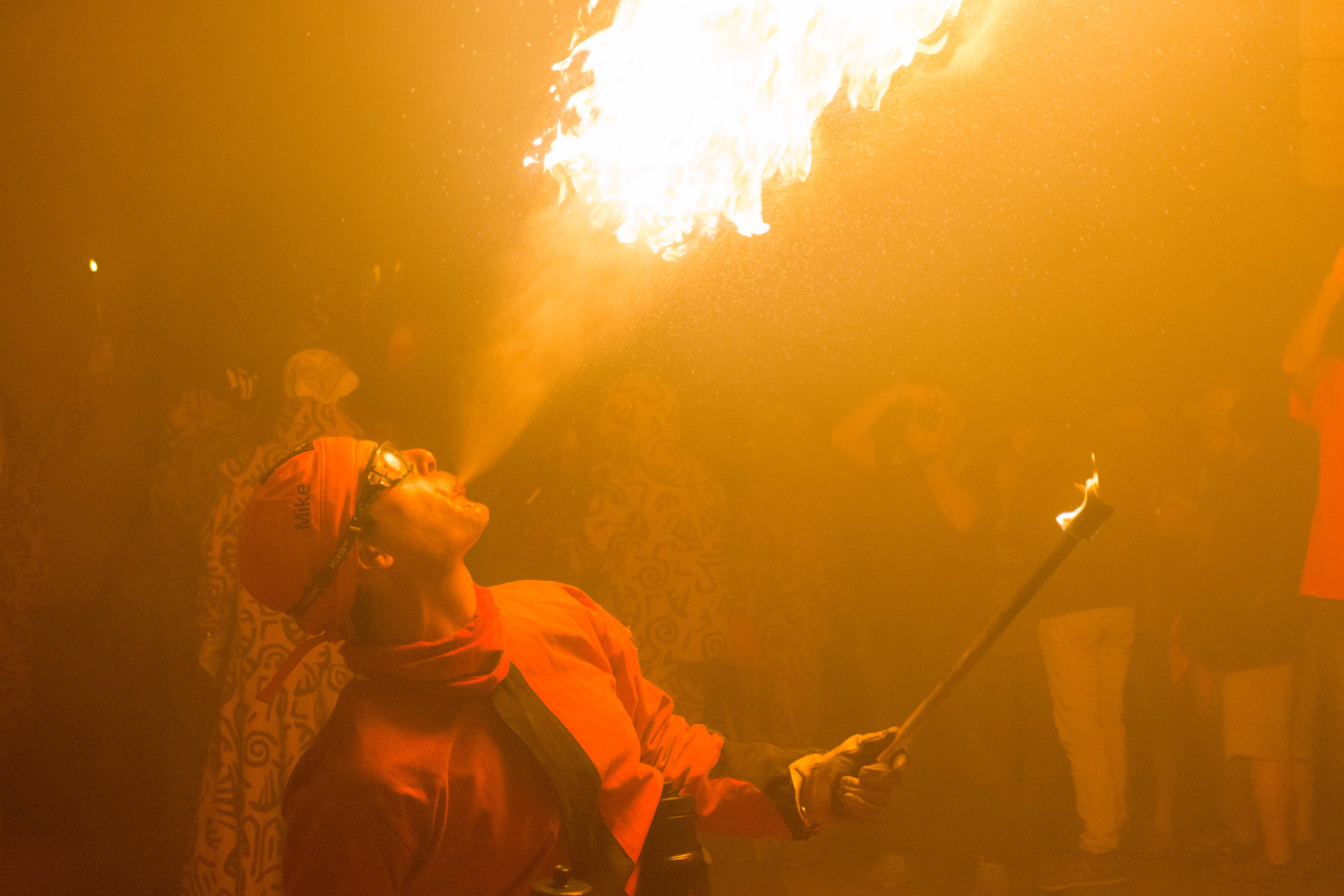 Correfoc de les colles de diables de Rubí per Festa Major 2022. FOTO: Carmelo Jiménez