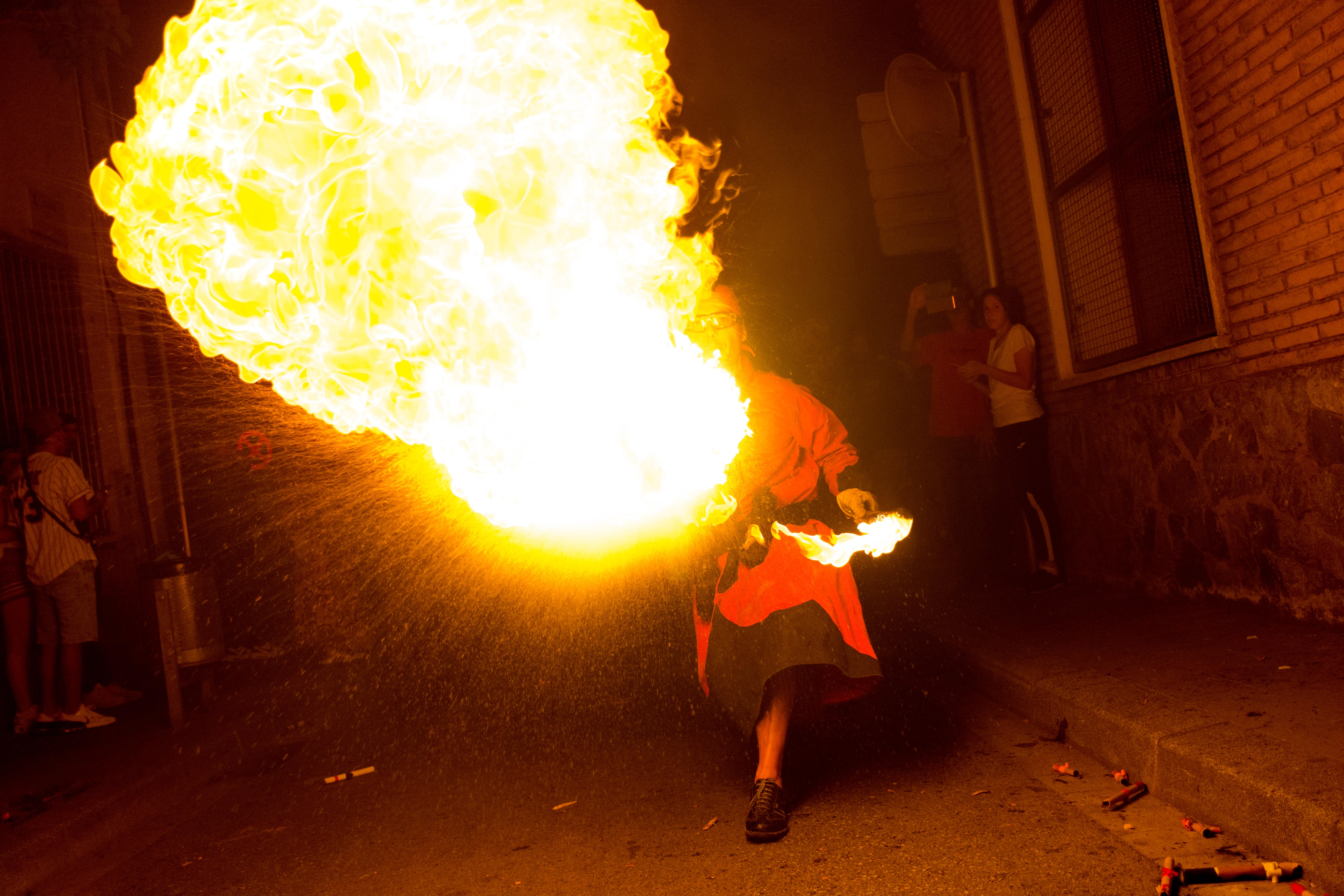 Correfoc de les colles de diables de Rubí per Festa Major 2022. FOTO: Carmelo Jiménez