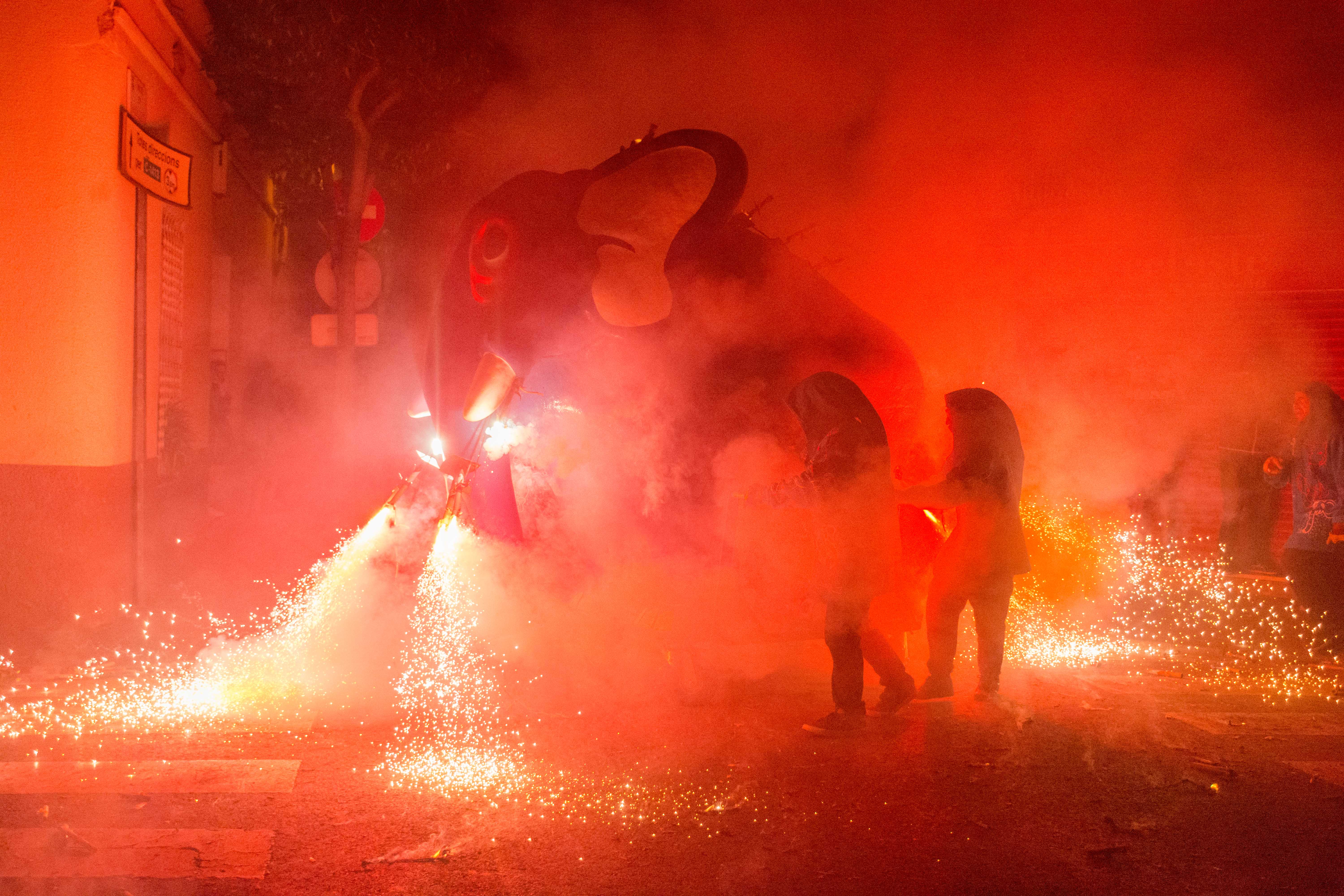 Correfoc de les colles de diables de Rubí per Festa Major 2022. FOTO: Carmelo Jiménez