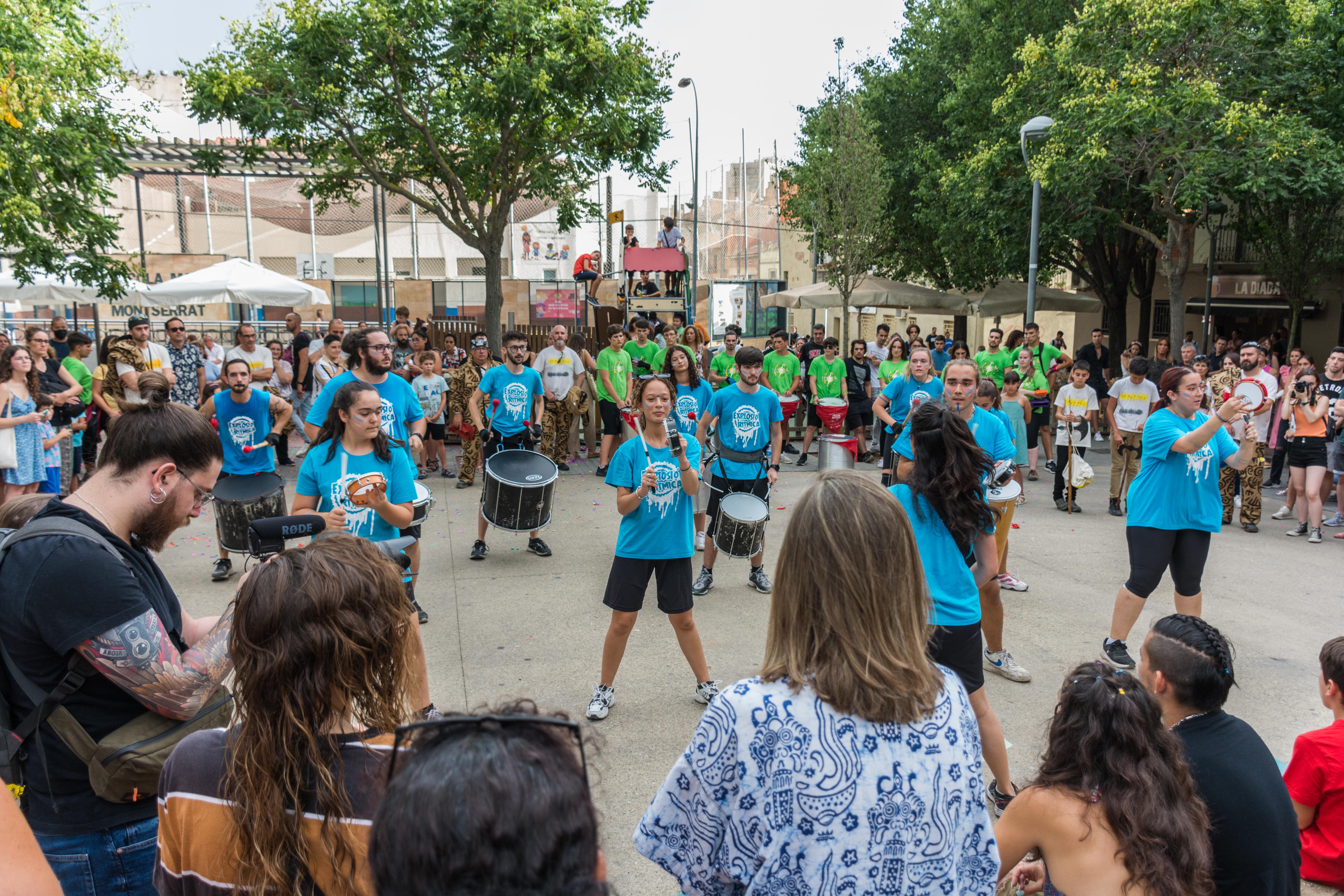 Tabalada i correfoc infantil a la Festa Major de Rubí 2022. FOTO: Carmelo Jiménez