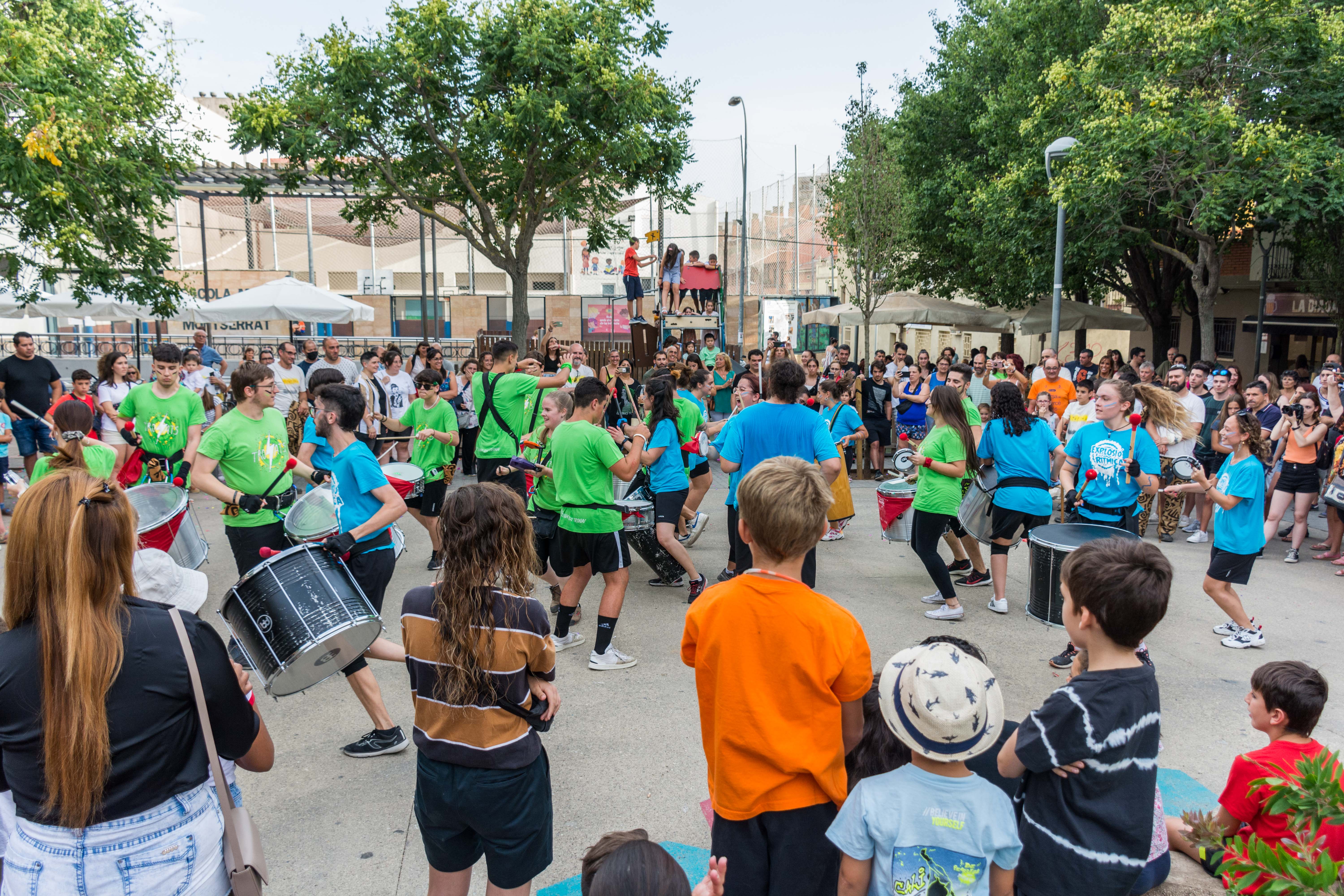 Tabalada i correfoc infantil a la Festa Major de Rubí 2022. FOTO: Carmelo Jiménez