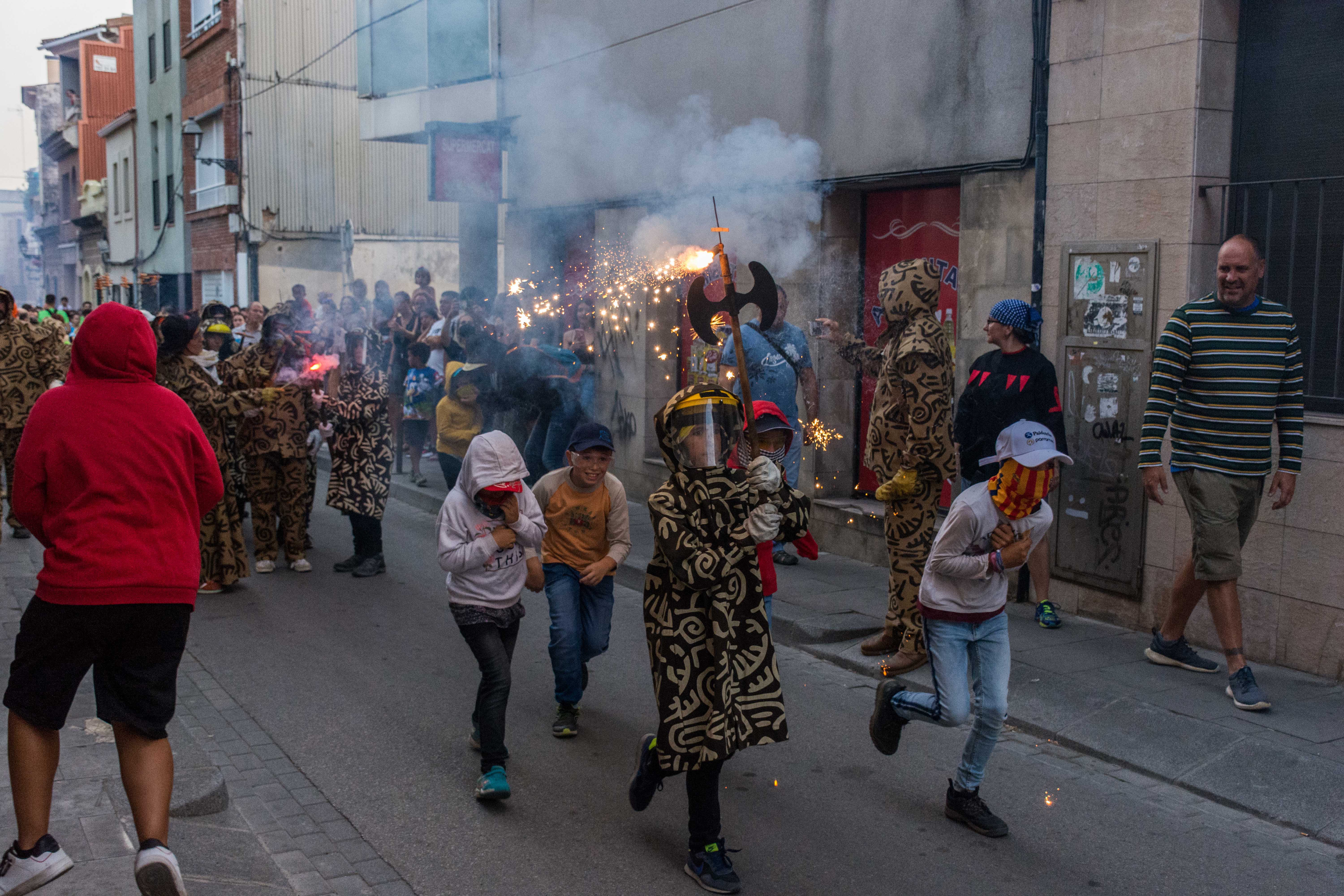  Tabalada i correfoc infantil a la Festa Major de Rubí 2022. FOTO: Carmelo Jiménez