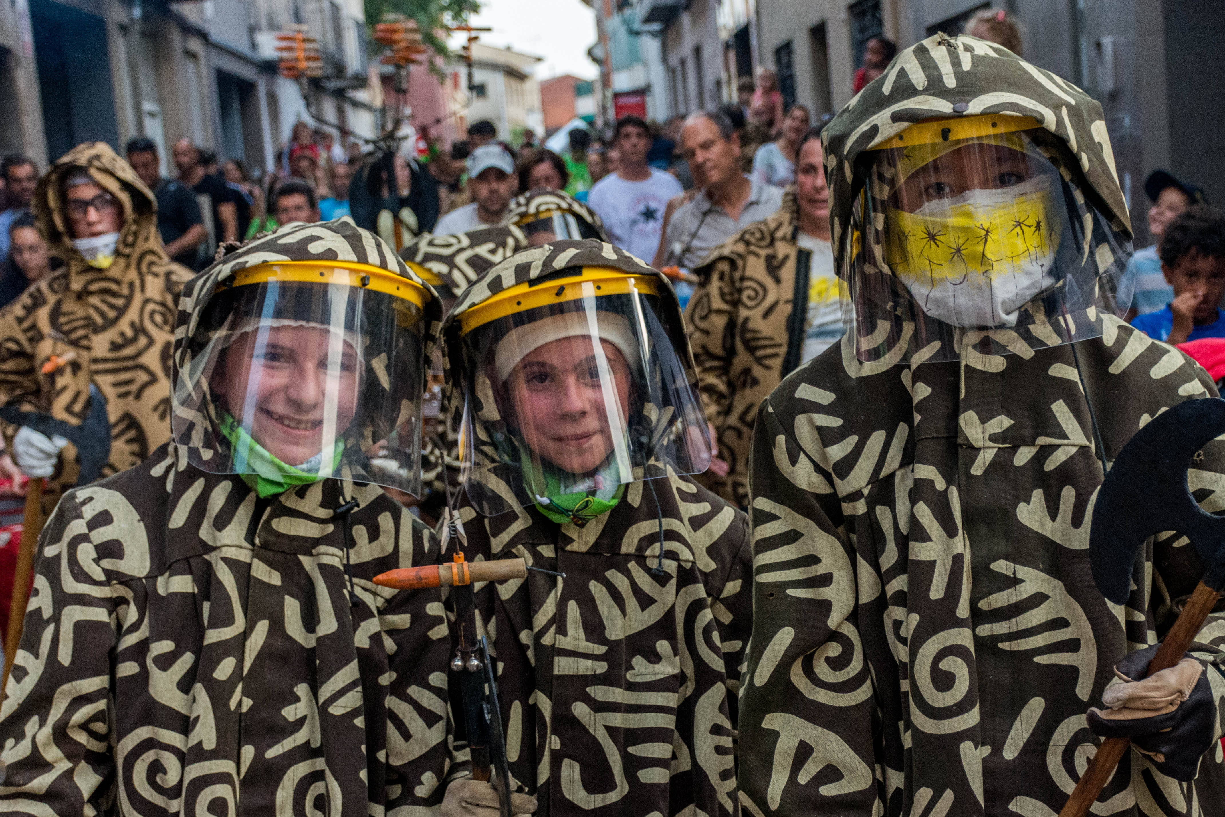 Tabalada i correfoc infantil a la Festa Major de Rubí 2022. FOTO: Carmelo Jiménez