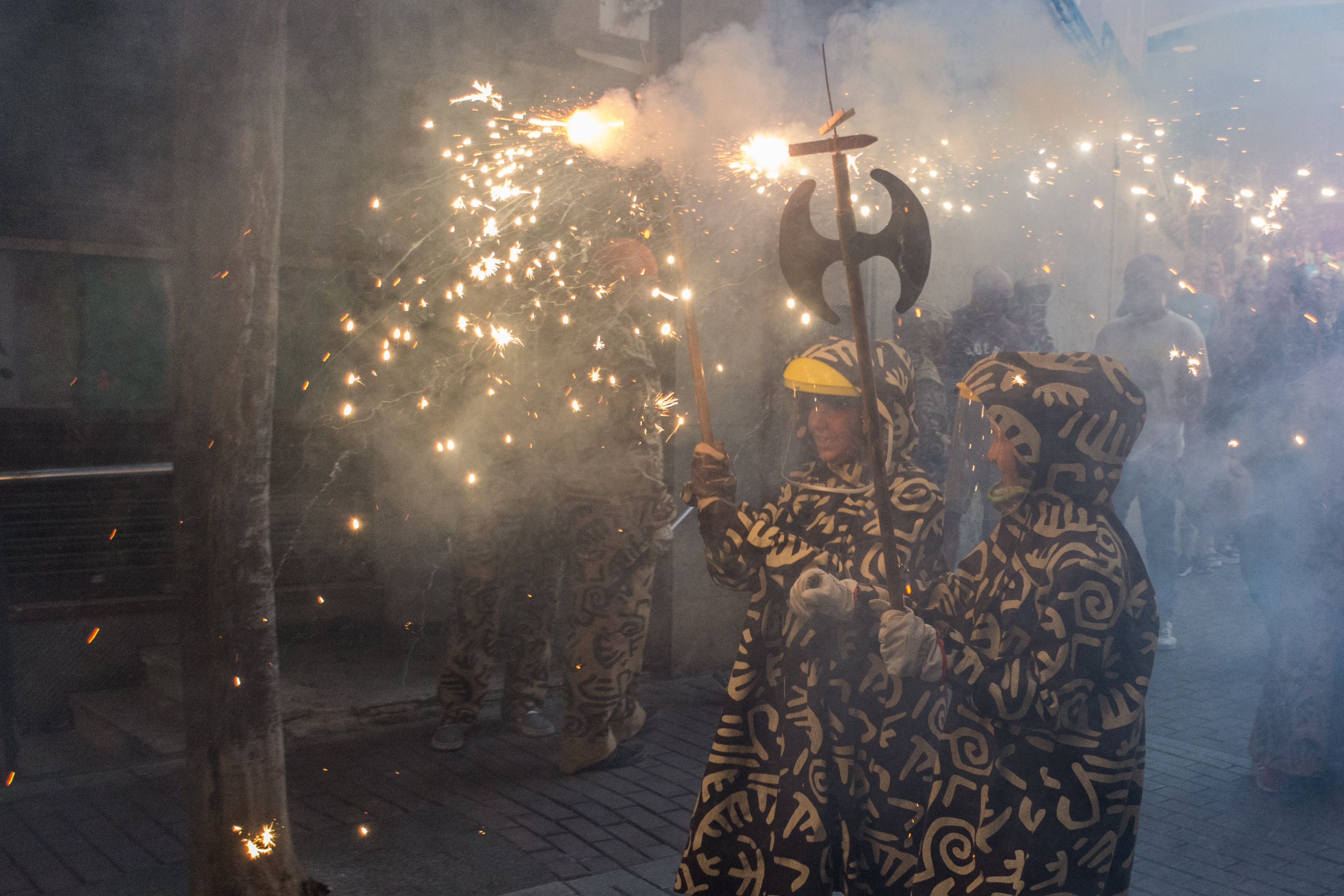 Tabalada i correfoc infantil a la Festa Major de Rubí 2022. FOTO: Carmelo Jiménez