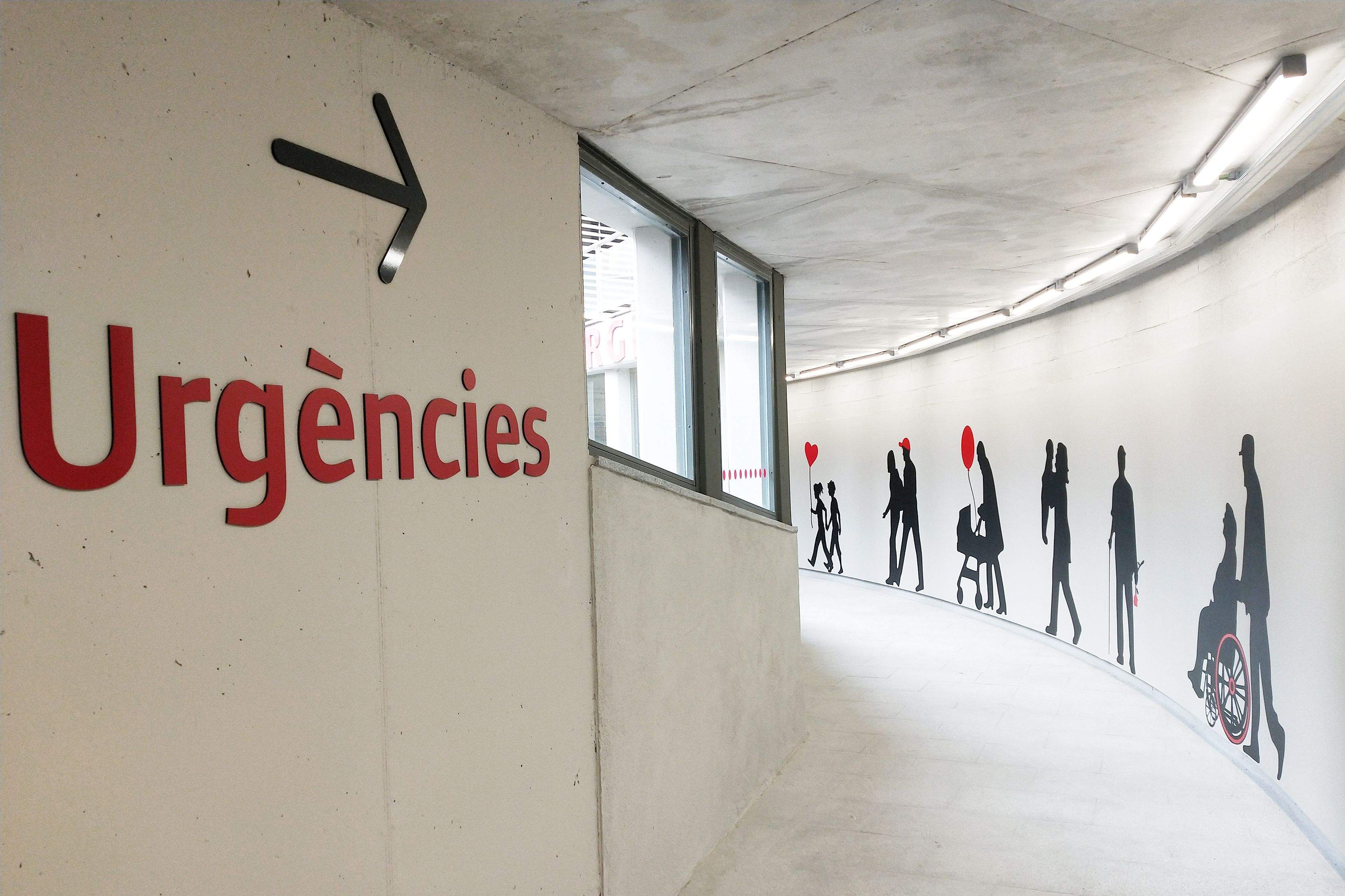 Els accessos a les noves urgències de l'Hospital Mútua de Terrassa. FOTO: Cedida