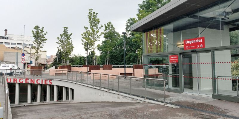 Exterior de les noves urgències de l'Hospital Mútua Terrassa. FOTO: Cedida