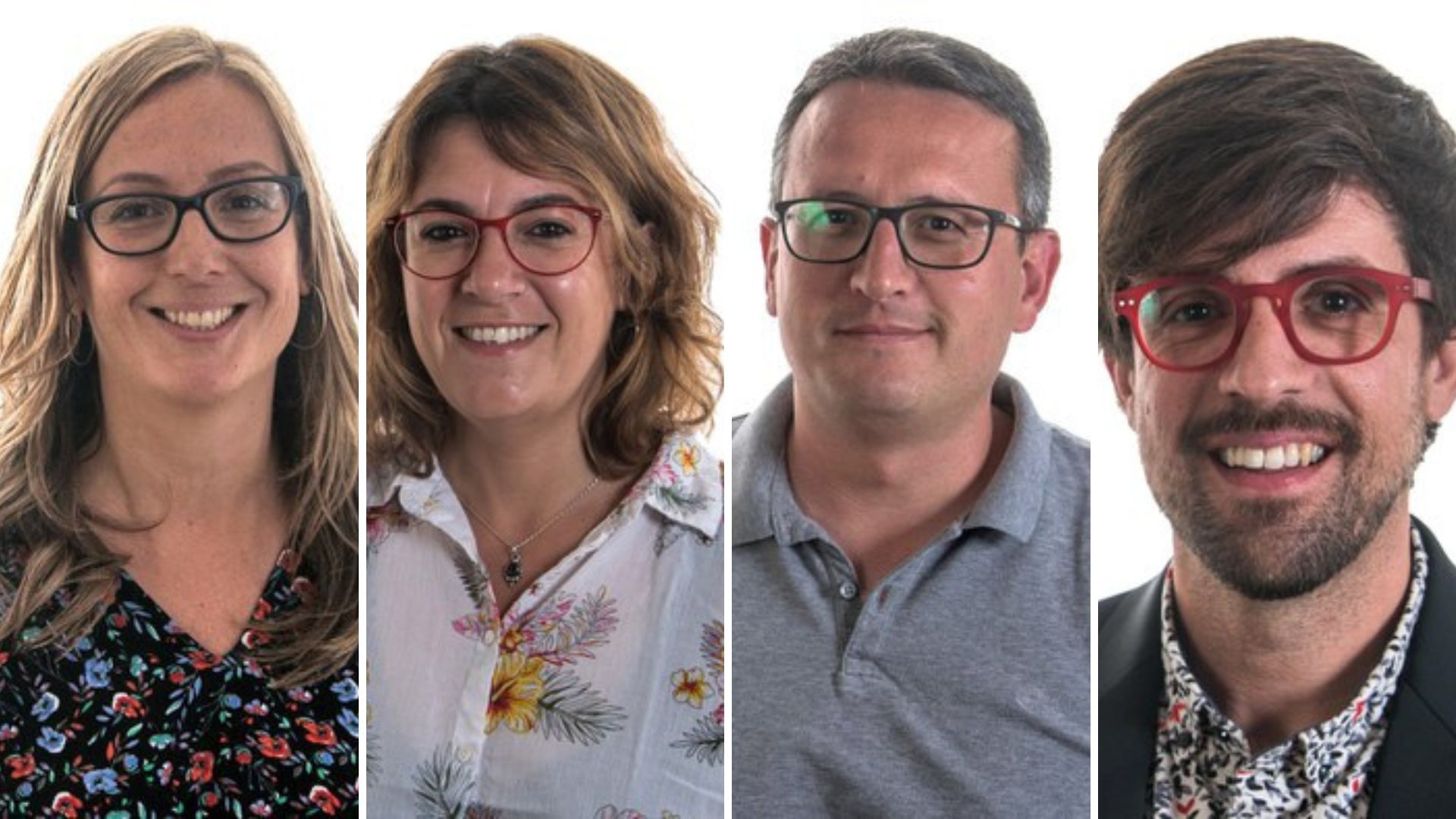 De dreta a esquerra, els regidors Moisés Rodríguez, Rafael Güeto, Ànnia García i Yolanda Ferrer. FOTOS: Ajuntament de Rubí De dreta a esquerra, els regidors Moisés Rodríguez, Rafael Güeto, Ànnia García i Yolanda Ferrer. FOTOS: Ajuntament de Rubí