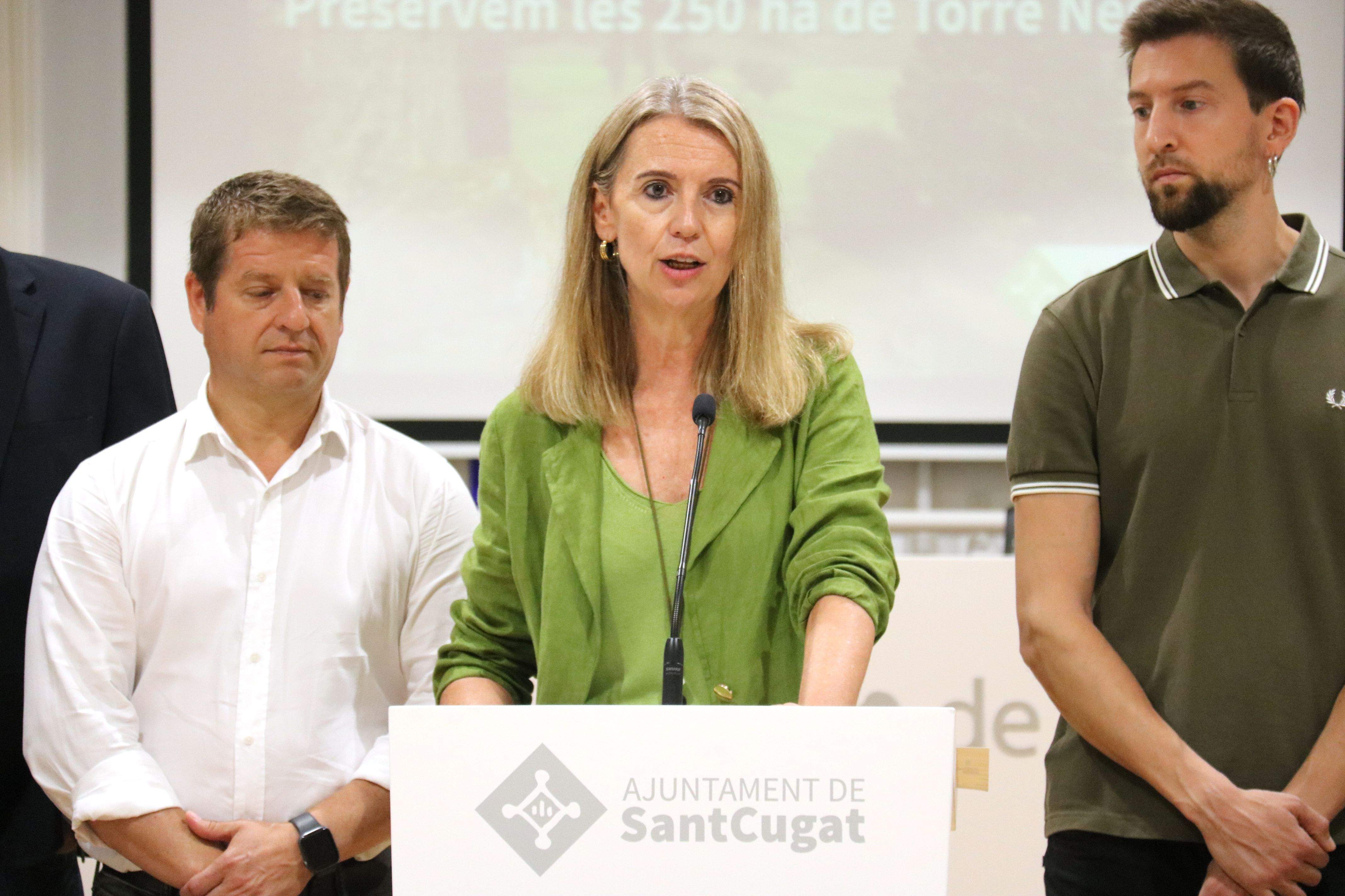 L'alcaldessa de Sant Cugat del Vallès, Mireia Ingla. FOTO: Albert Segura (ACN)