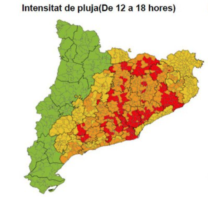 Inuncat activa la fase d'Alerta per fortes precipitacions. FOTO: Servei Meteorològic de Catalunya Inuncat activa la fase d'Alerta per fortes precipitacions. FOTO: Servei Meteorològic de Catalunya