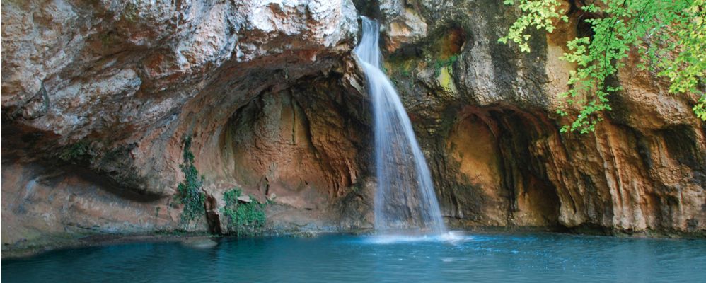 La Font de Tous, una de les gorgues que podem trobar a Catalunya. FOTO: Pau Mir (Ajuntament de Tous)