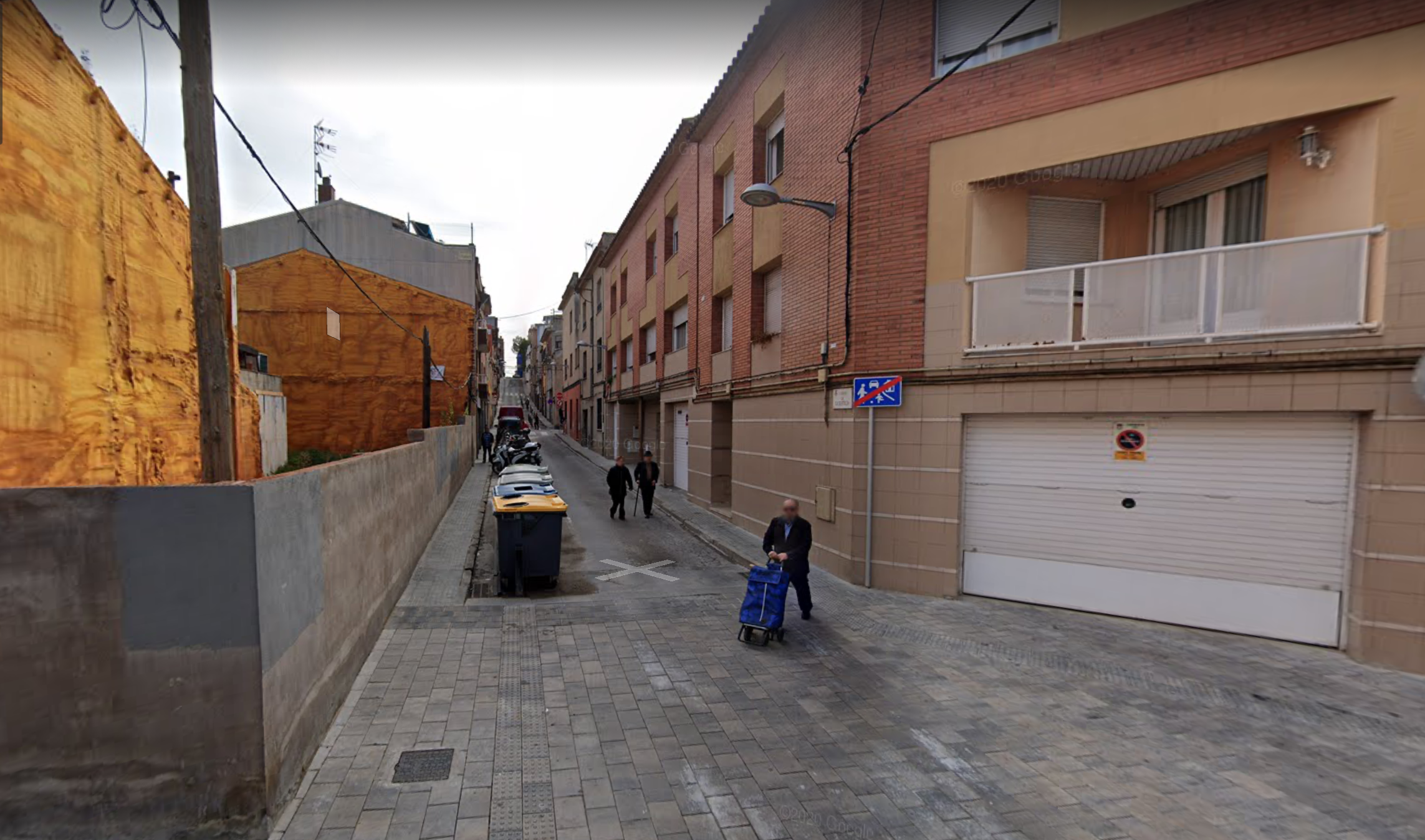 Tall de trànsit al carrer Justícia entre les 9 i les 11 del matí. FOTO: Google Maps