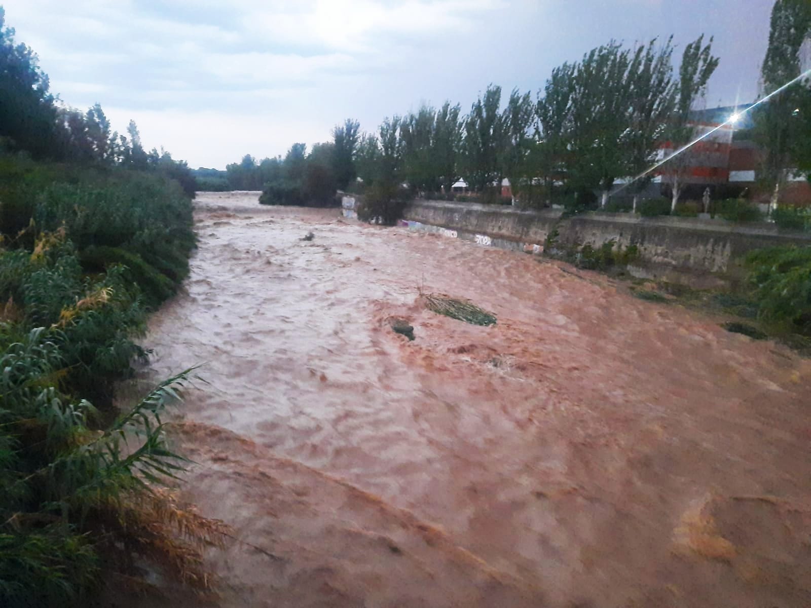 La Riera de Rubí la tarda del 17 d'agost. FOTO: Cedida La Riera de Rubí la tarda del 17 d'agost. FOTO: Cedida