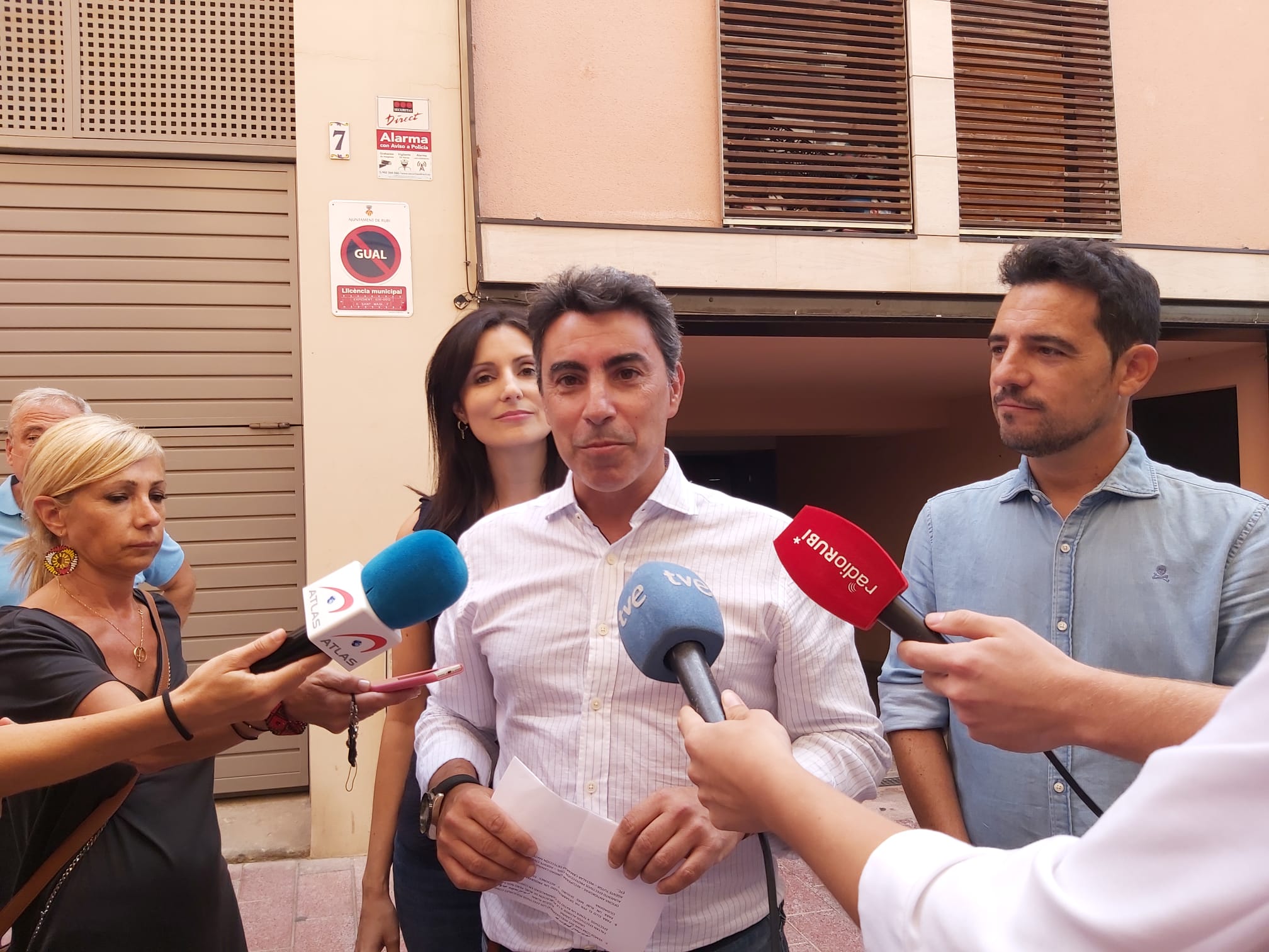 El candidat del PP, Juan José Giner, en un acte anterior. FOTO: Estela Luengo