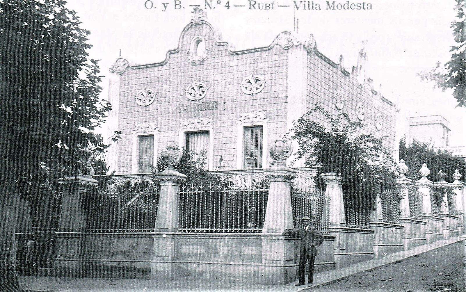 'Villa Modesta'. FOTO: Postal O. B/Arxiu Pere Bel