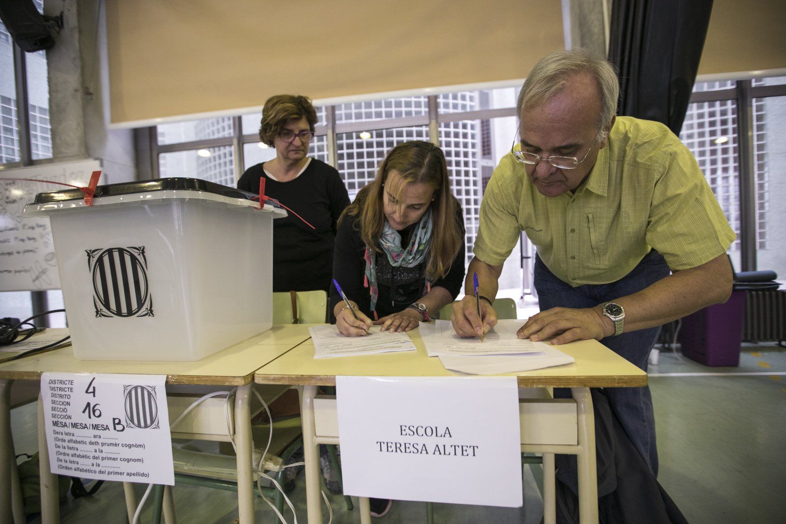 L'1 d'octubre de 2017 a Rubí. FOTO: Arxiu