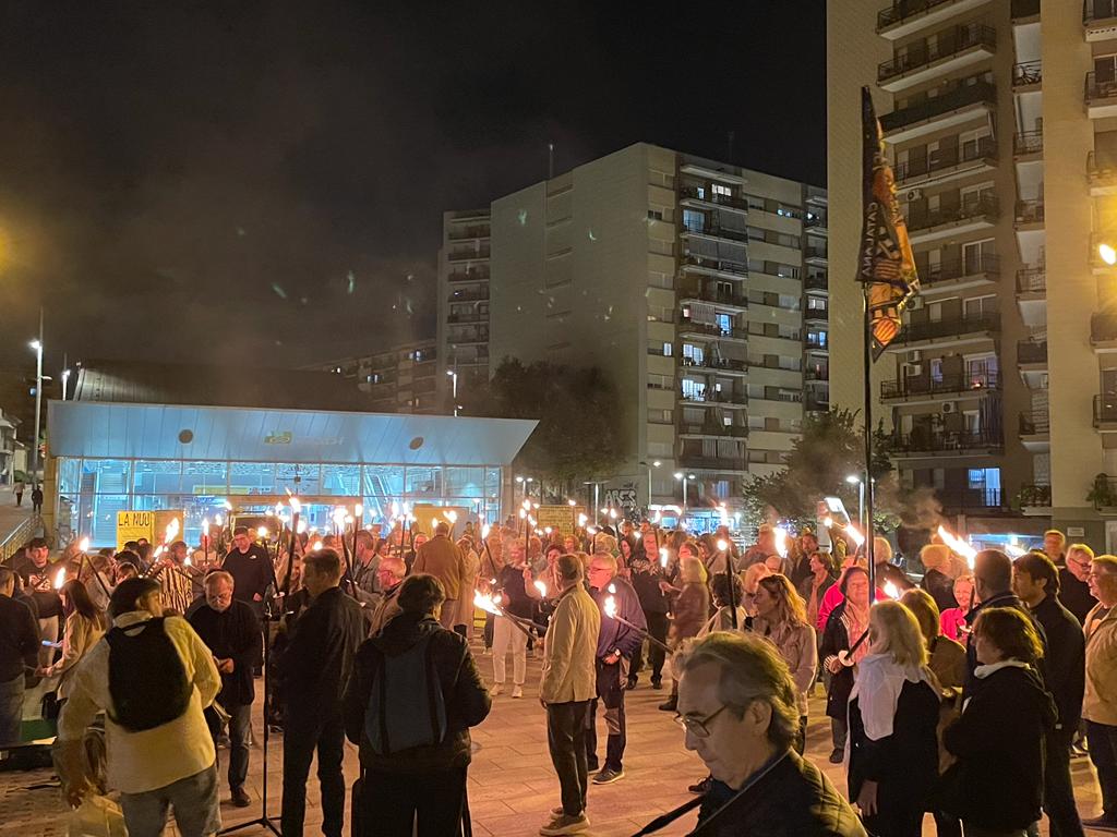 Commemoració del cinquè aniversari de l'1 d'octubre. FOTO: Estela Luengo
