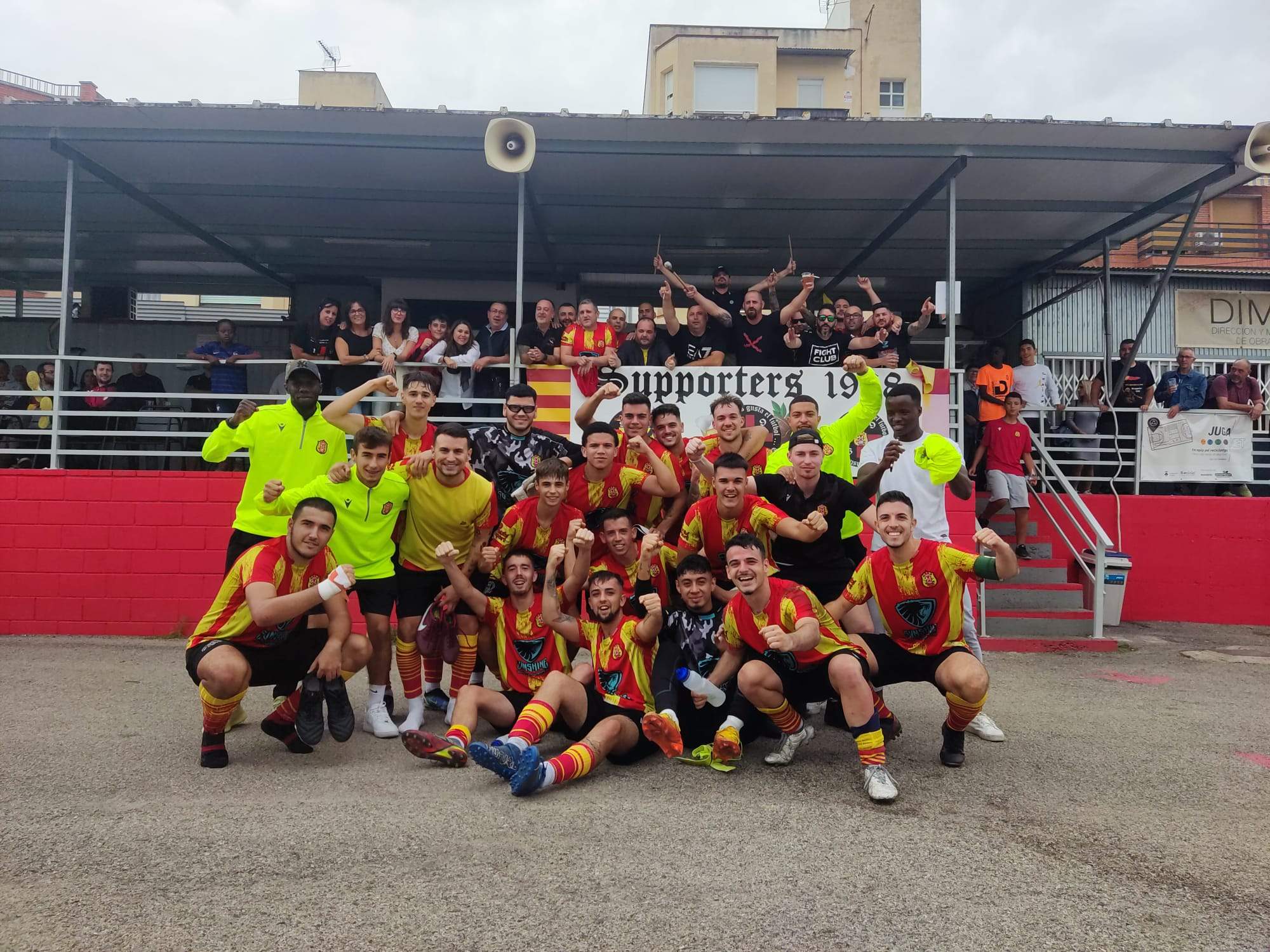 Nova victòria del Veinti davant del Sant Cugat FC. FOTO: Cedida