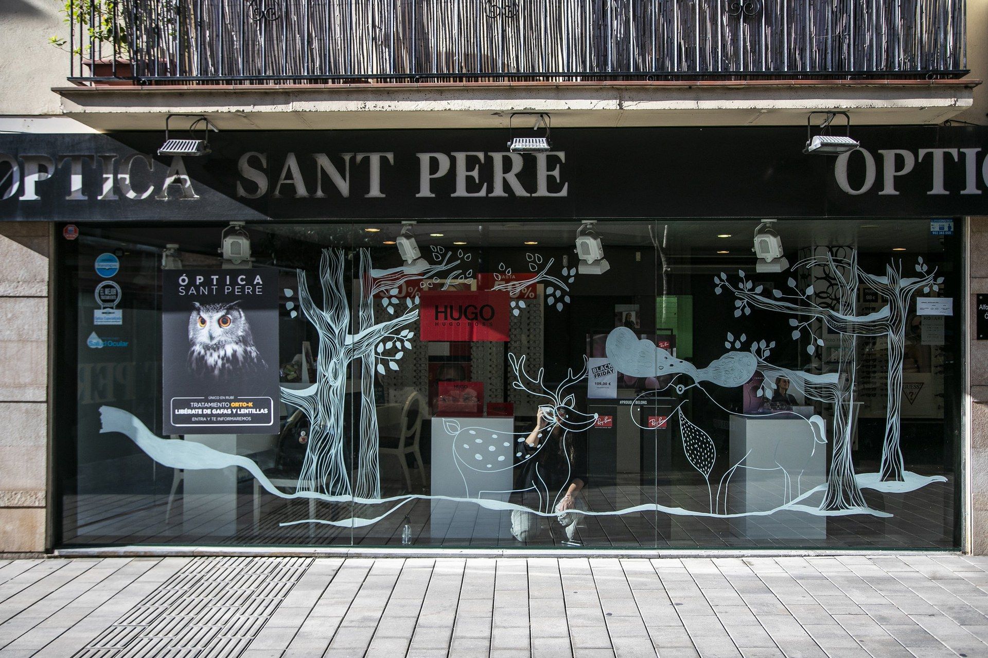 Un dels aparadors decorats en edicions anteriors del NadalARTS. FOTO: Ajuntament de Rubí – Lali Puig
