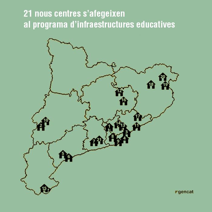 mapa infraestructures generalitat