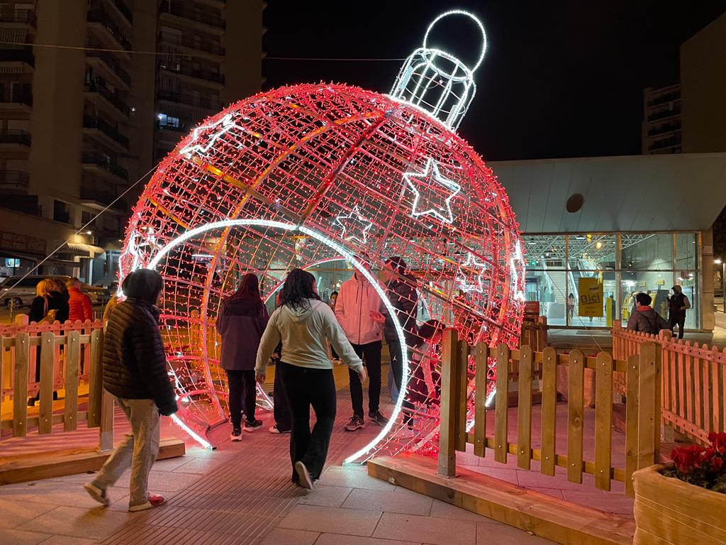 Encesa de llums de Nadal a Rubí 2022. FOTO: Estela Luengo