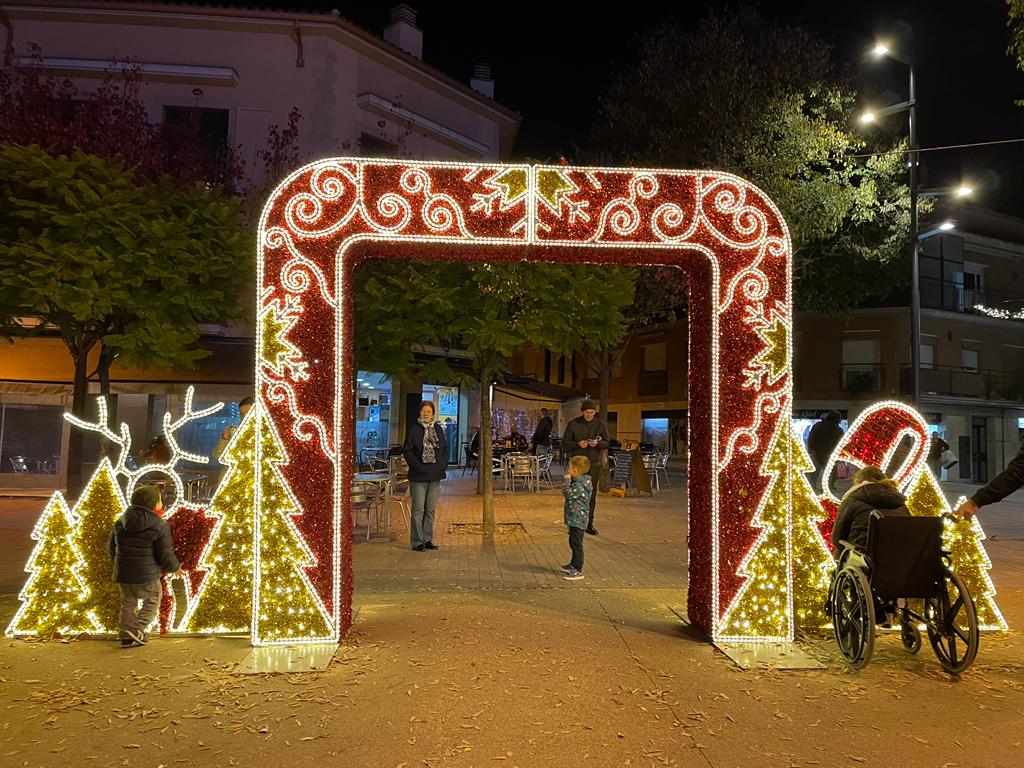 Encesa de llums de Nadal a Rubí 2022. FOTO: Estela Luengo