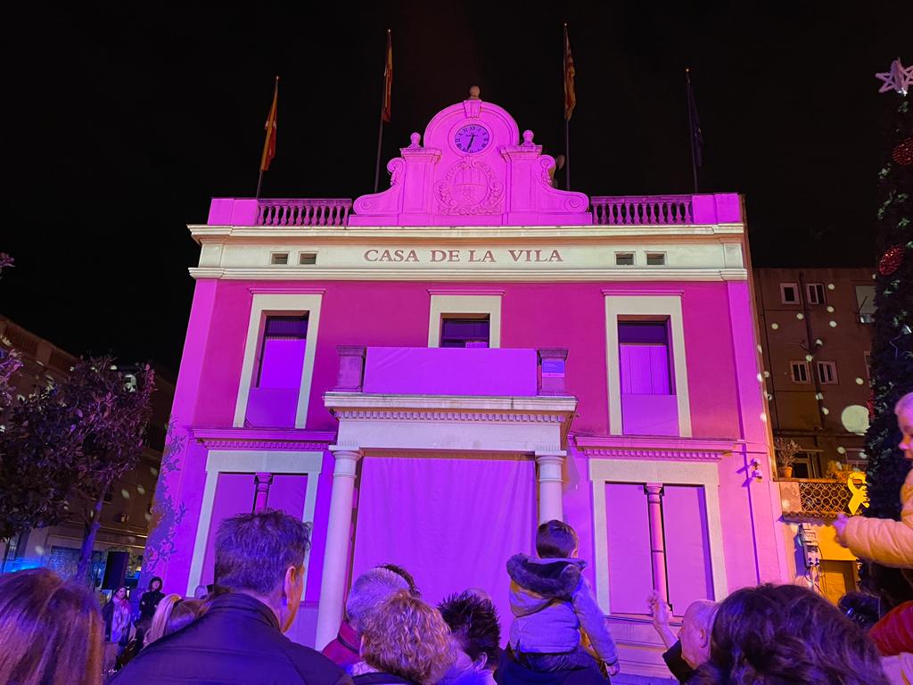 Encesa de llums de Nadal a Rubí 2022. FOTO: Estela Luengo