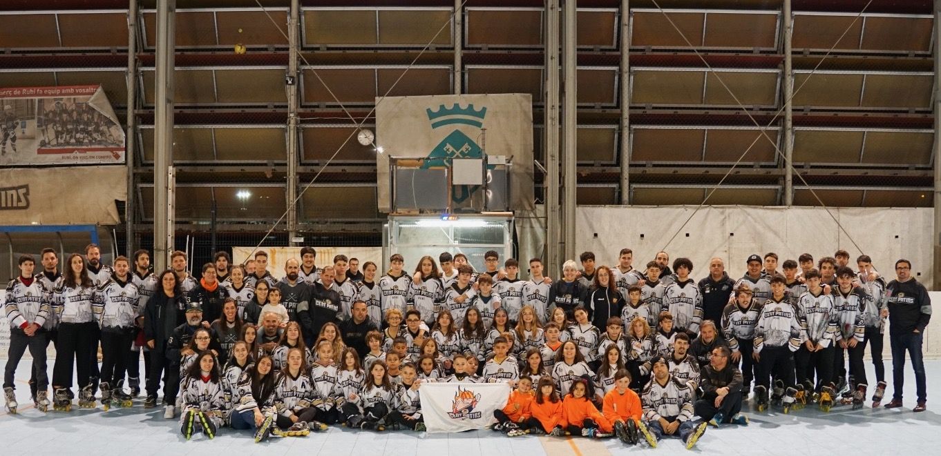 L'HCR Cent Patins ha fet la presentació dels seus equips i jugadors de la temporada 2022-23. FOTO: Cedida