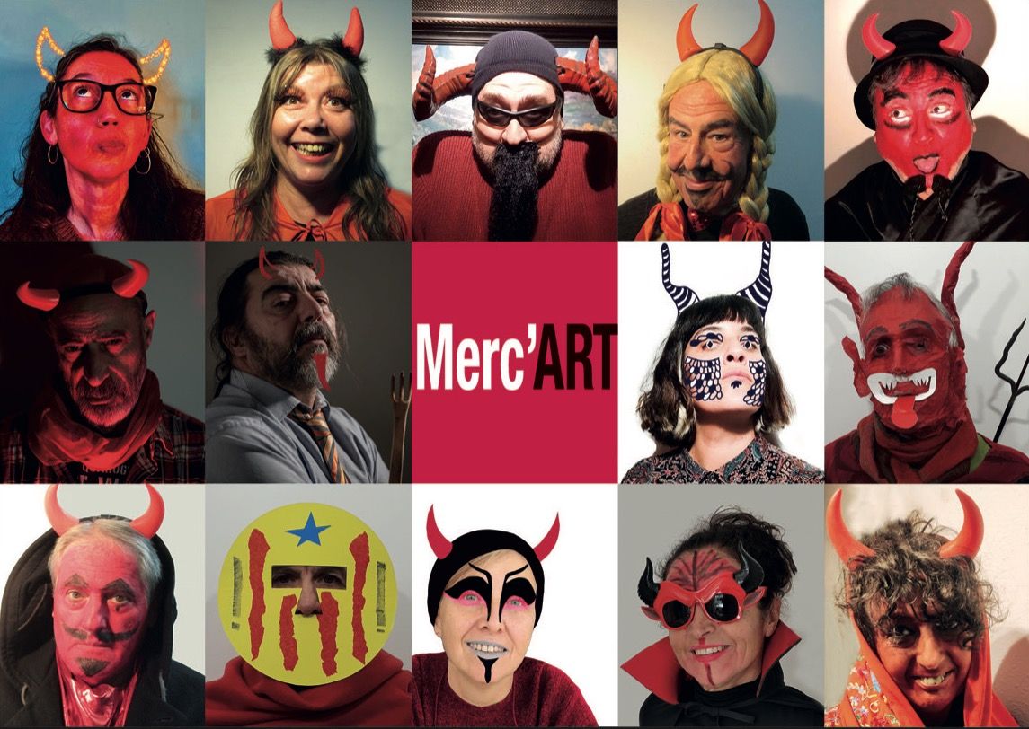 Cartell del 9è Merc'ART de Nadal a la Claraboia Cartell del 9è Merc'ART de Nadal a la Claraboia