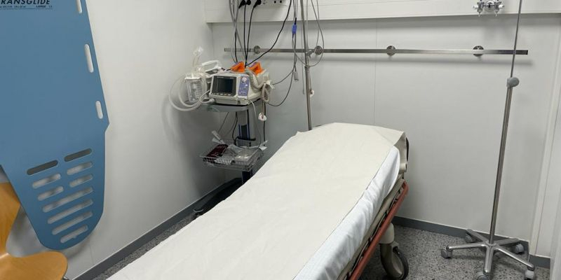 La sala on s'atenen parades cardiorespiratòries del CUAP de Rubí. FOTO: NHS La sala on s'atenen parades cardiorespiratòries del CUAP de Rubí. FOTO: NHS
