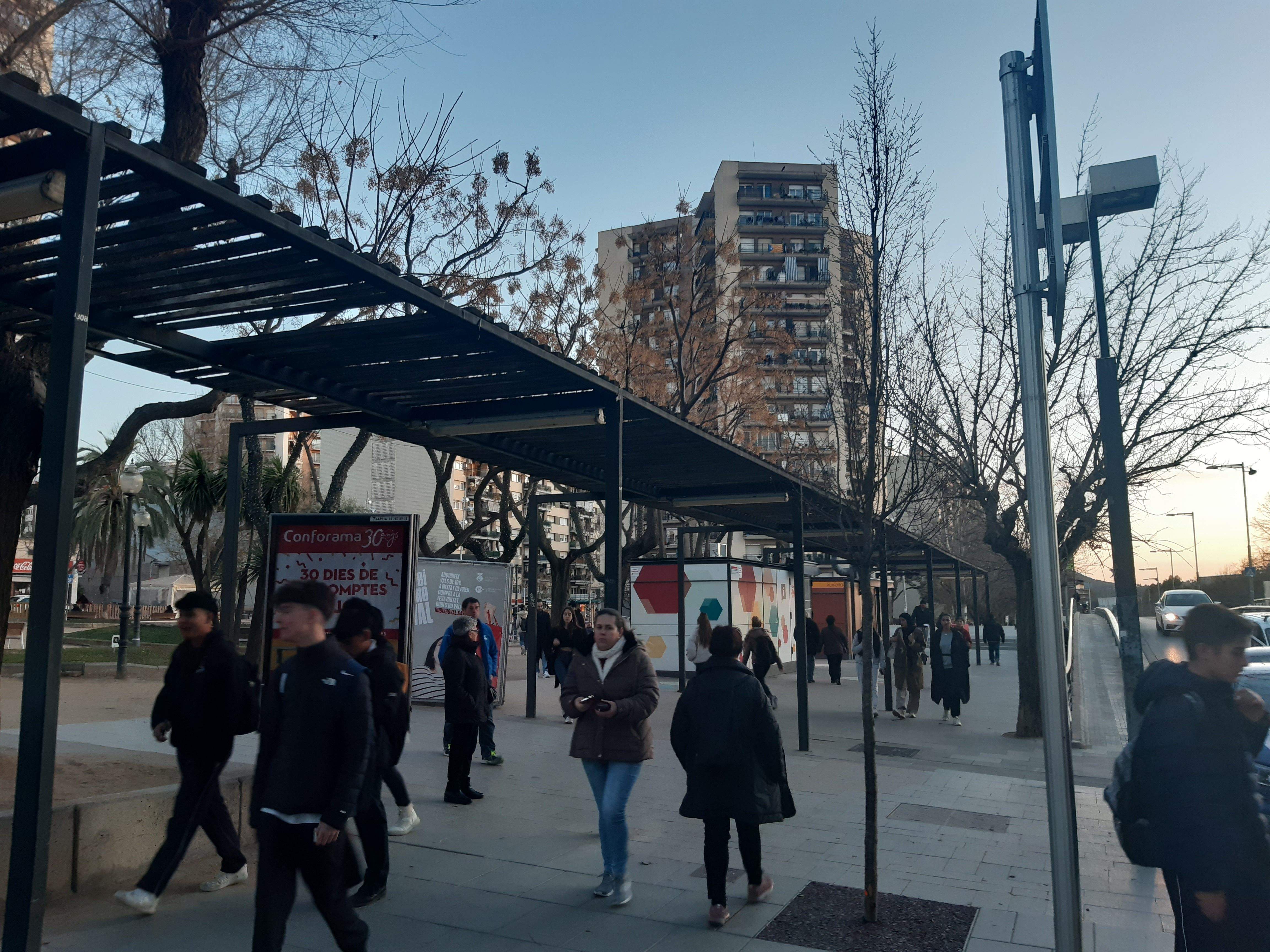 Plaça Pearson de Rubí. FOTO: Andrea Sánchez Esteban