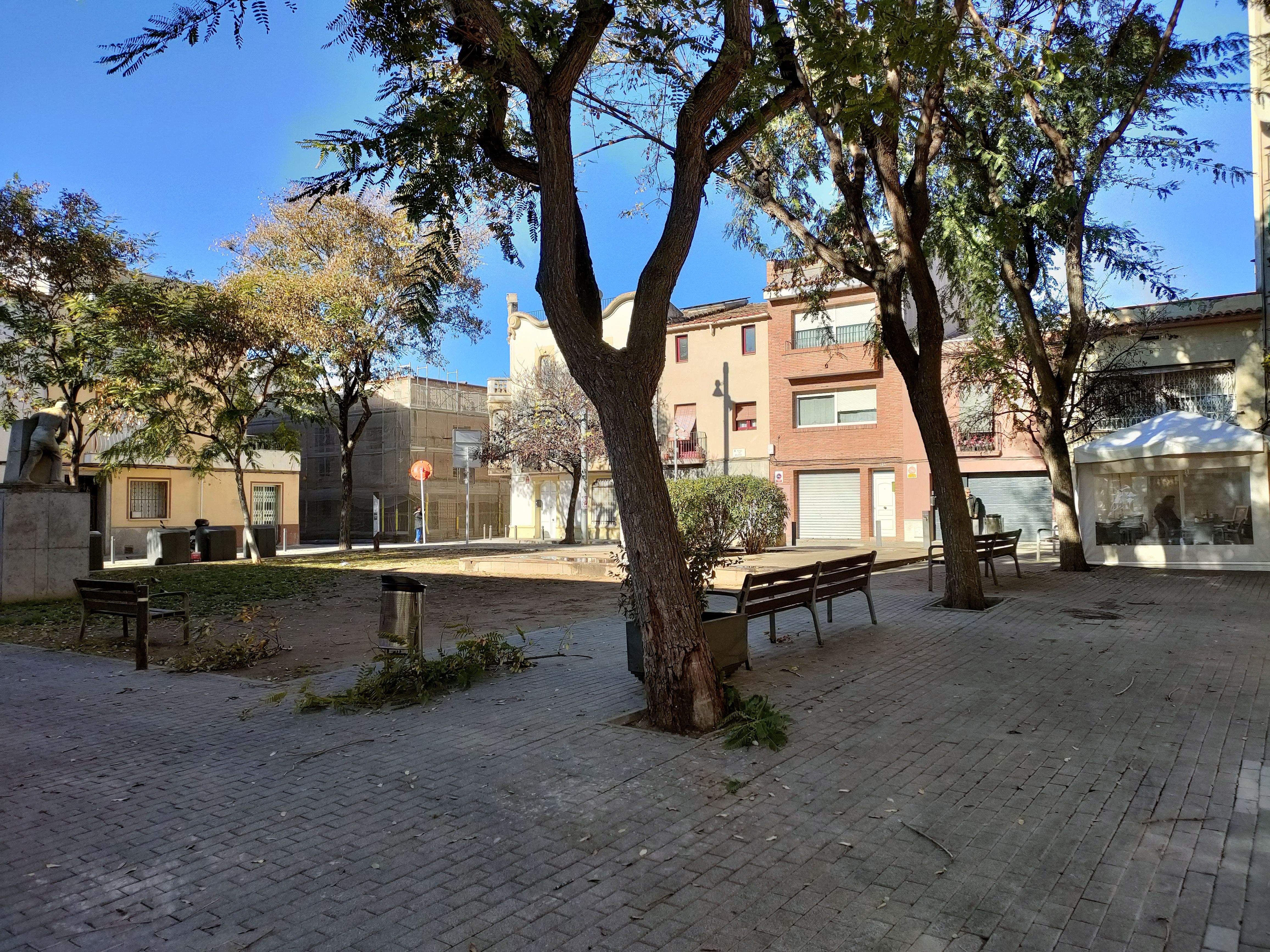 La plaça Clavé. FOTO: Joan Cuartielles i Pijoan