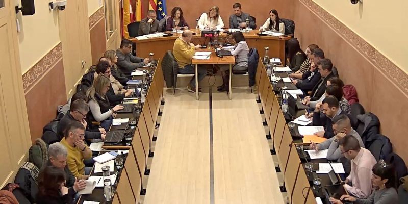 El ple municipal de Rubí de gener s'ha retransmès per streaming