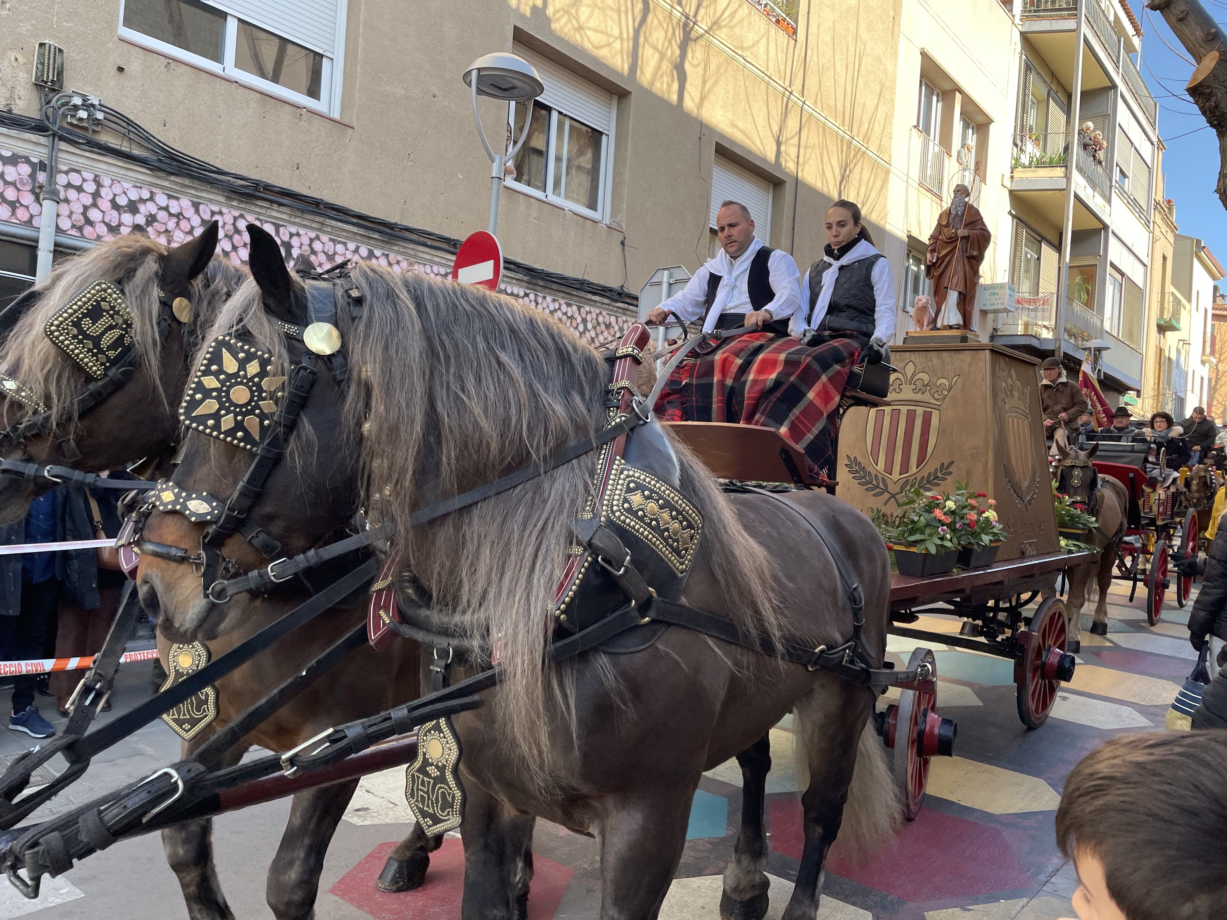 Sant Antoni Abat i la Rua dels Tres Tombs 2023. FOTO: Estela Luengo