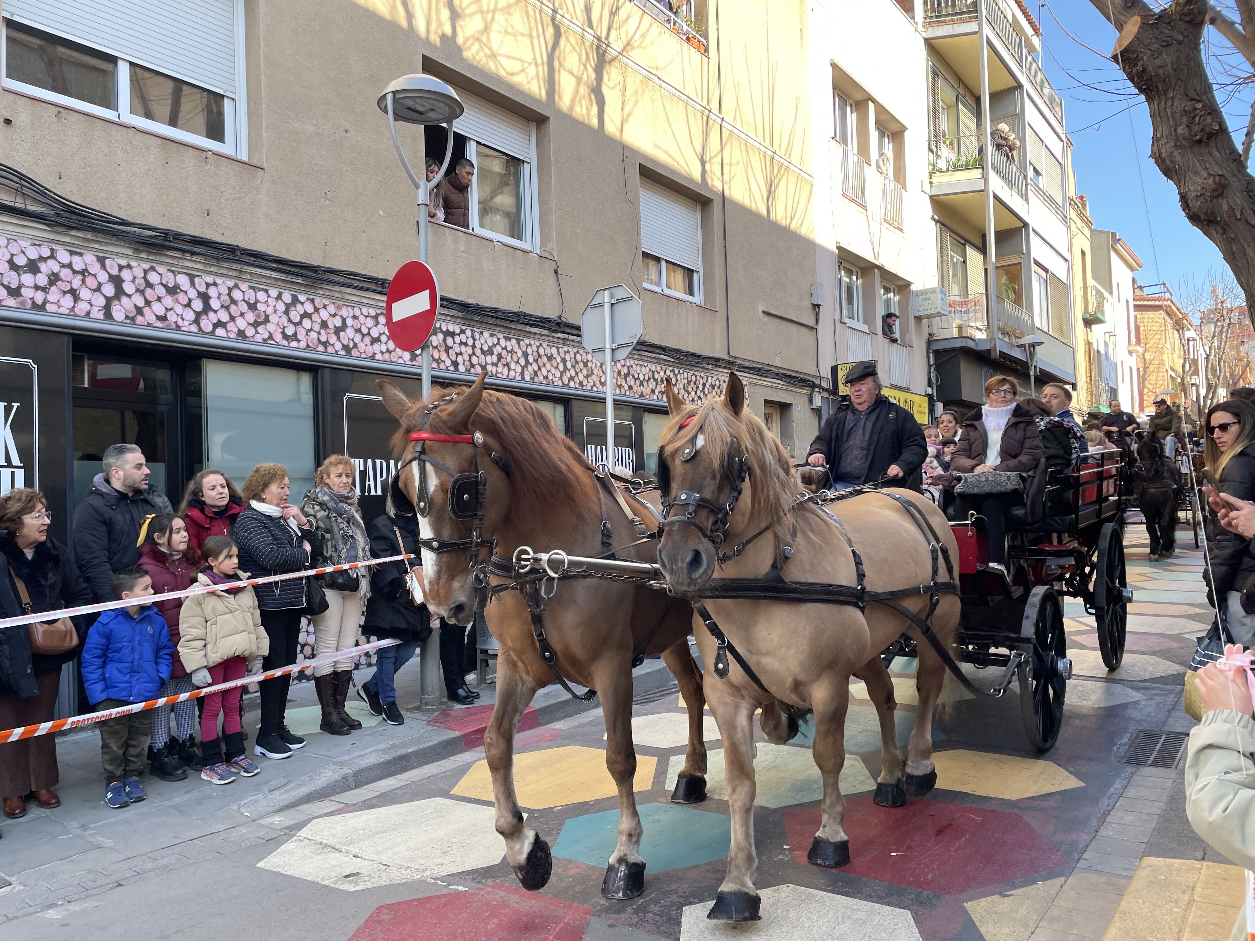 Sant Antoni Abat i la Rua dels Tres Tombs 2023. FOTO: Estela Luengo