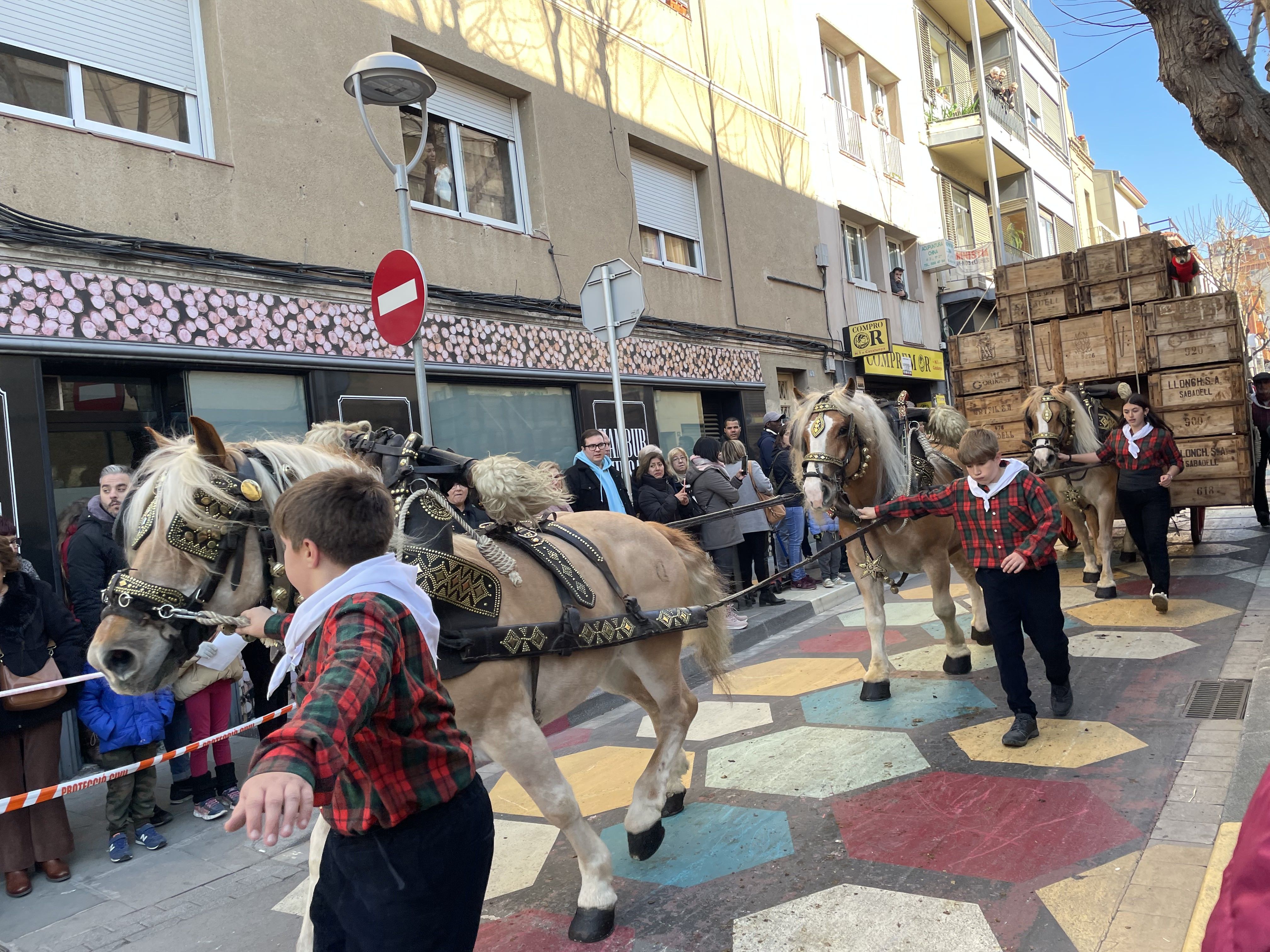 Sant Antoni Abat i la Rua dels Tres Tombs 2023. FOTO: Estela Luengo