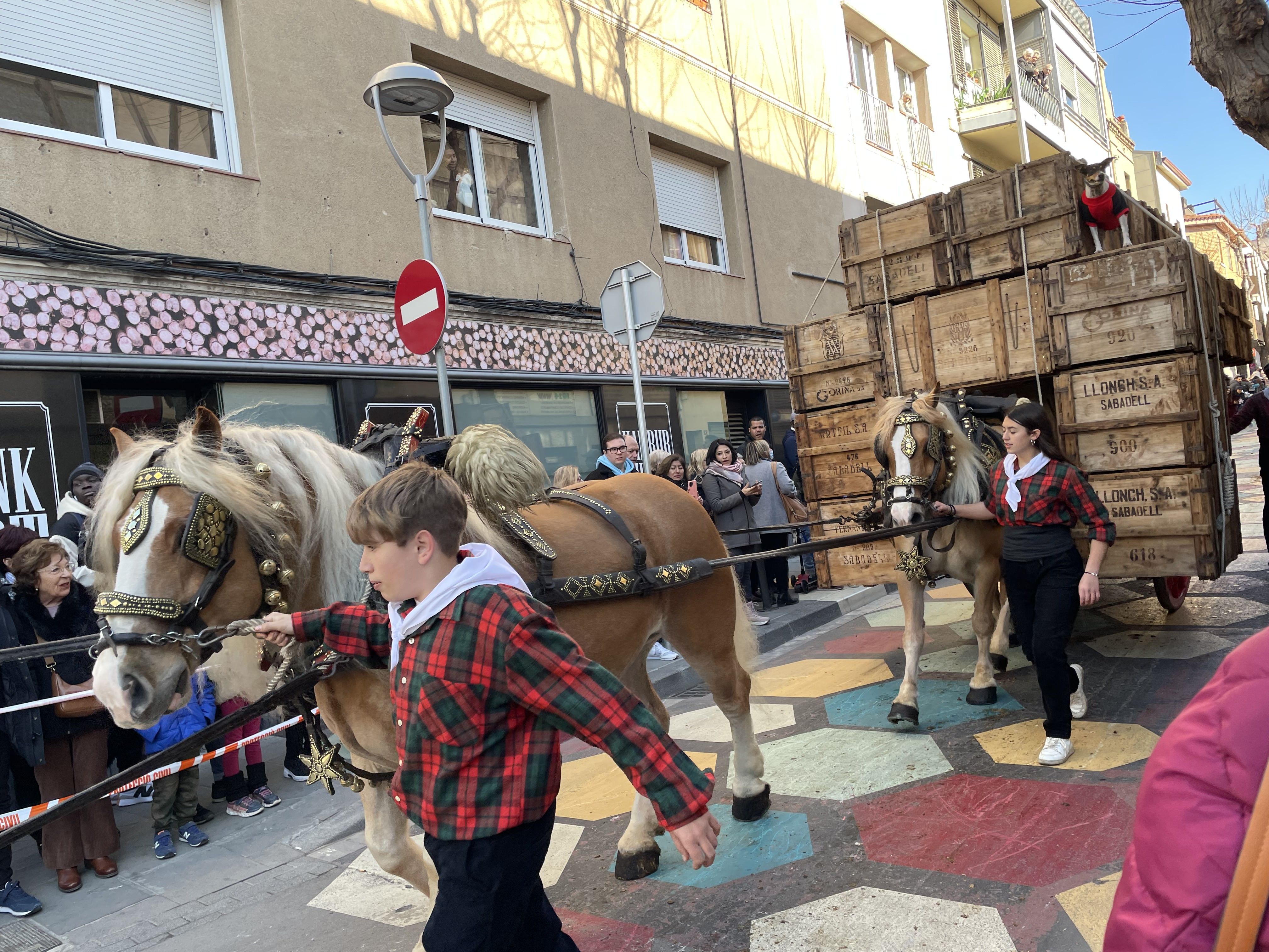 Sant Antoni Abat i la Rua dels Tres Tombs 2023. FOTO: Estela Luengo