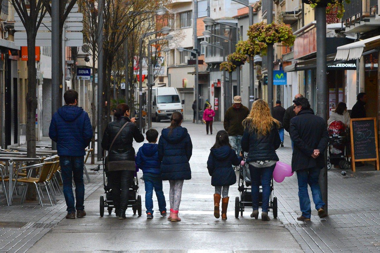 Carrers comercials del centre de Rubí. FOTO: Ajuntament de Rubí–Localpres