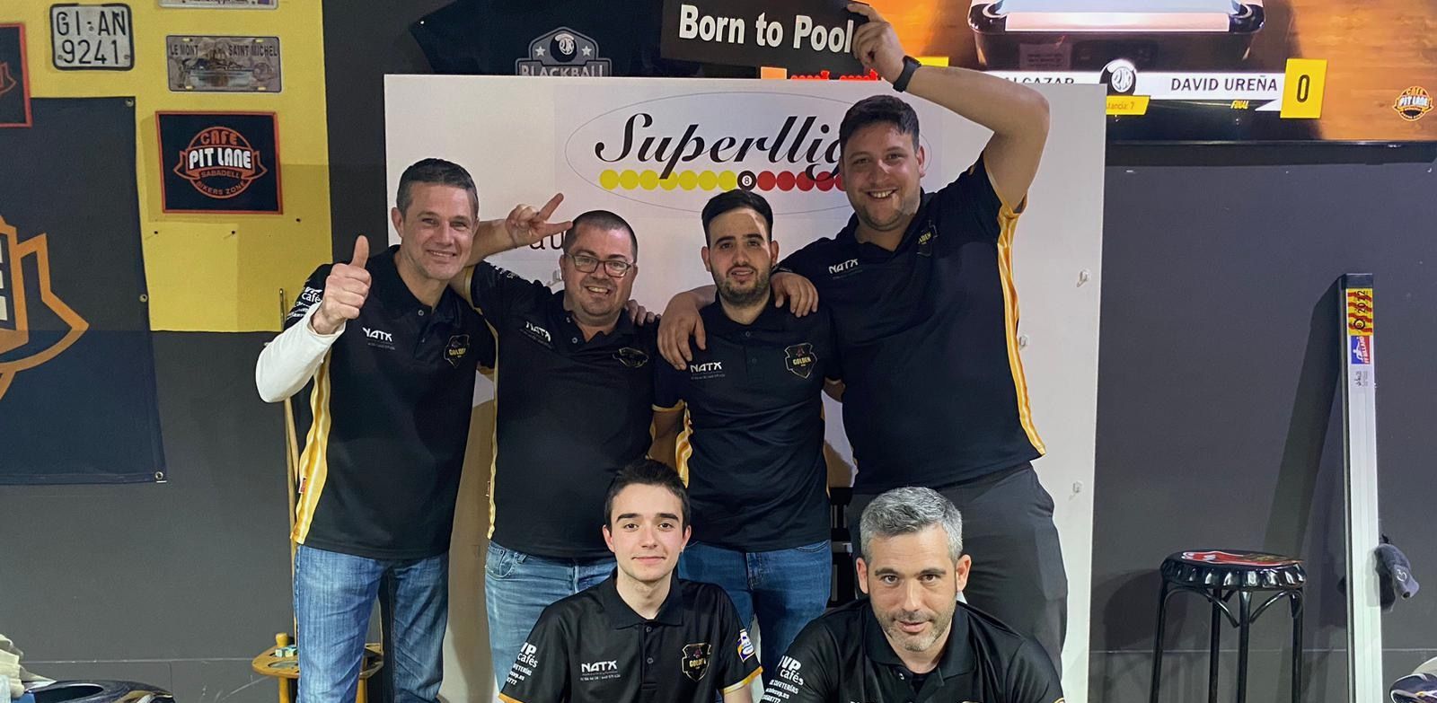 El Born to Pool es proclama campió de Catalunya de billar. FOTO: Cedida