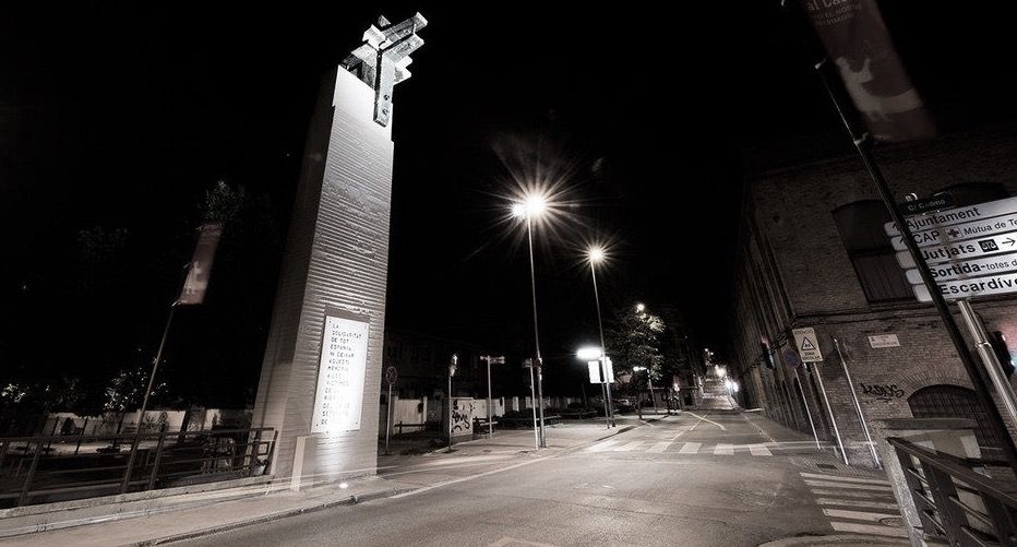 Carrer Cadmo a la nit. FOTO: Ajuntament de Rubí-Localpres