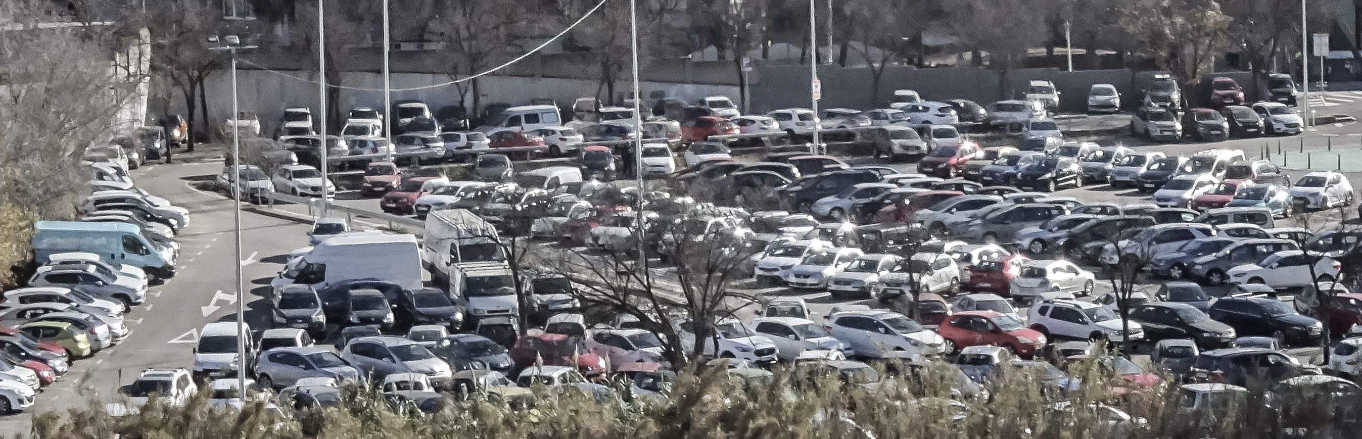 L'aparcament del Rubí Forma. FOTO: Josep Milà