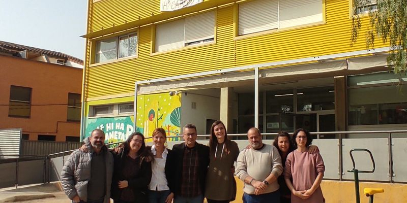 El projecte s’ha presentat amb la comunitat educativa de l’escola. FOTO: Ajuntament de Rubí