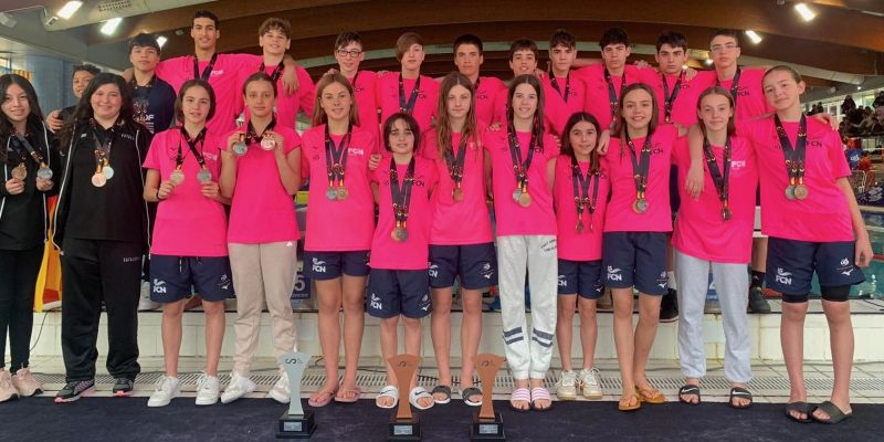 La selecció catalana va quedar en tercera posició. FOTO: CN Rubí La selecció catalana va quedar en tercera posició. FOTO: CN Rubí