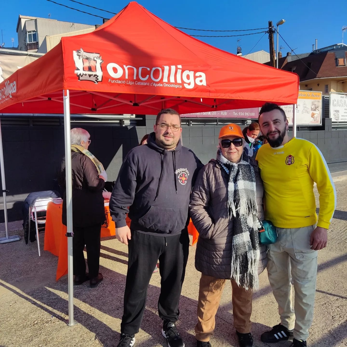 Estand de la Fundació Oncolliga. FOTO: Cedida
