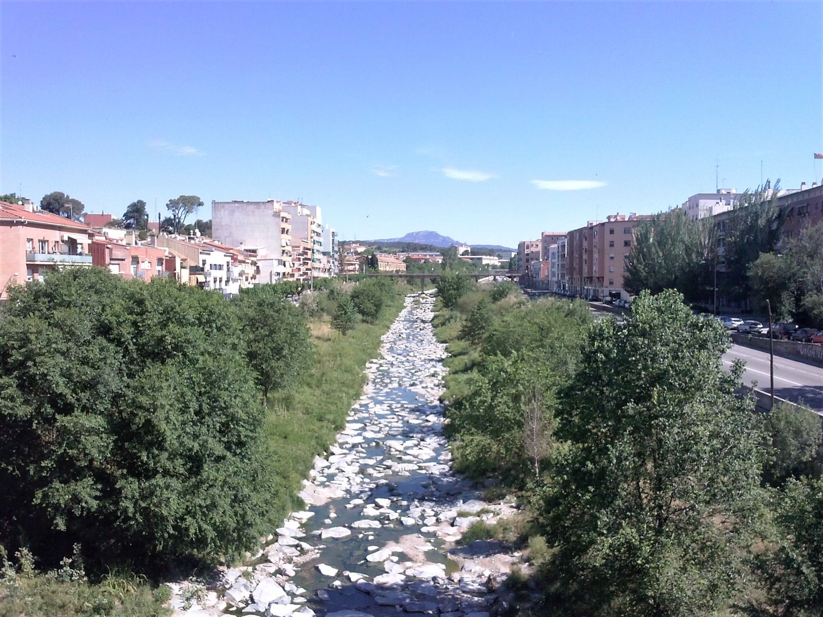 La riera de Rubí. FOTO: Cedida La riera de Rubí. FOTO: Cedida