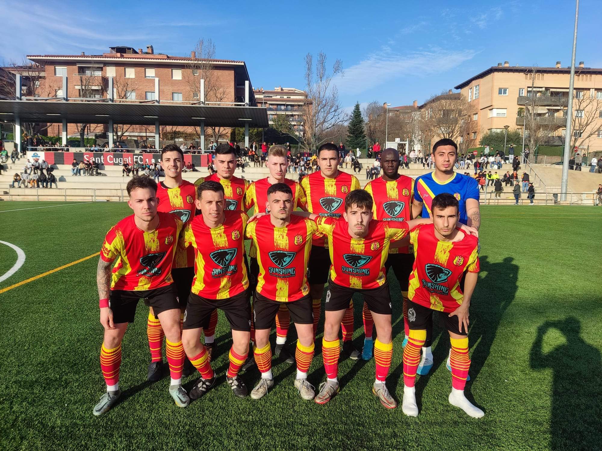 Els jugadors del CF Juventud 25 de Septiembre. FOTO: Cedida