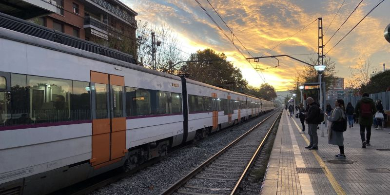 Estació de Cerdanyola. FOTO: Arxiu